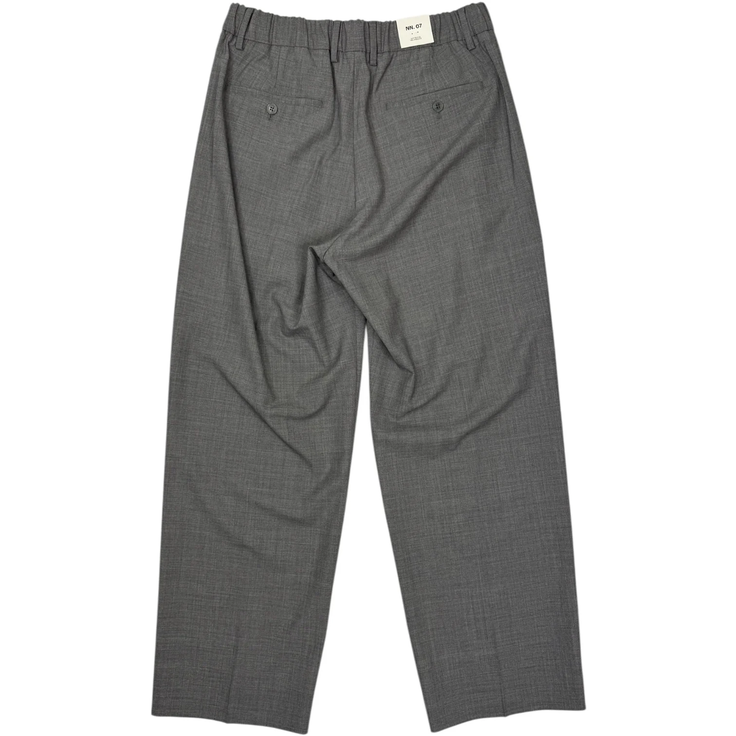 Kay Pants Light Grey Wool Blend - Image 2
