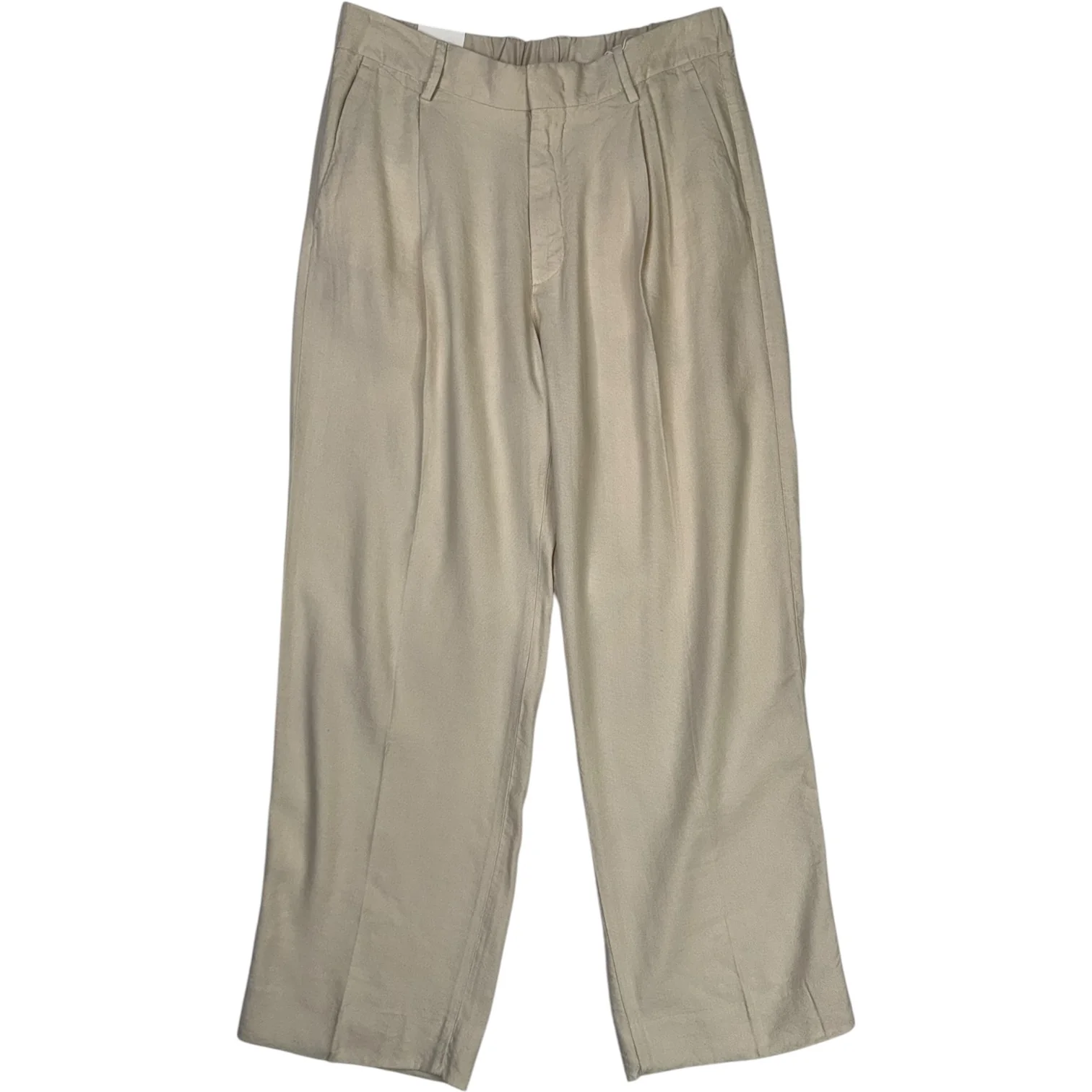 Kay Trouser Ivory Viscose Linen
