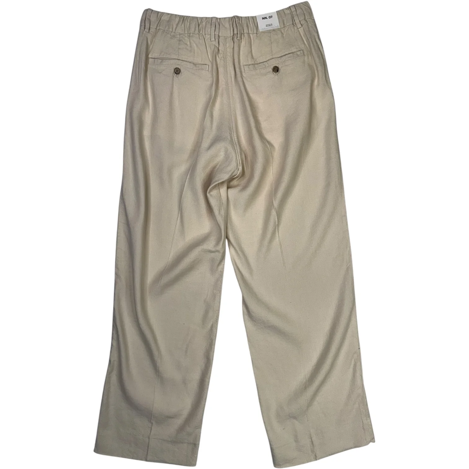 Kay Trouser Ivory Viscose Linen - Image 2