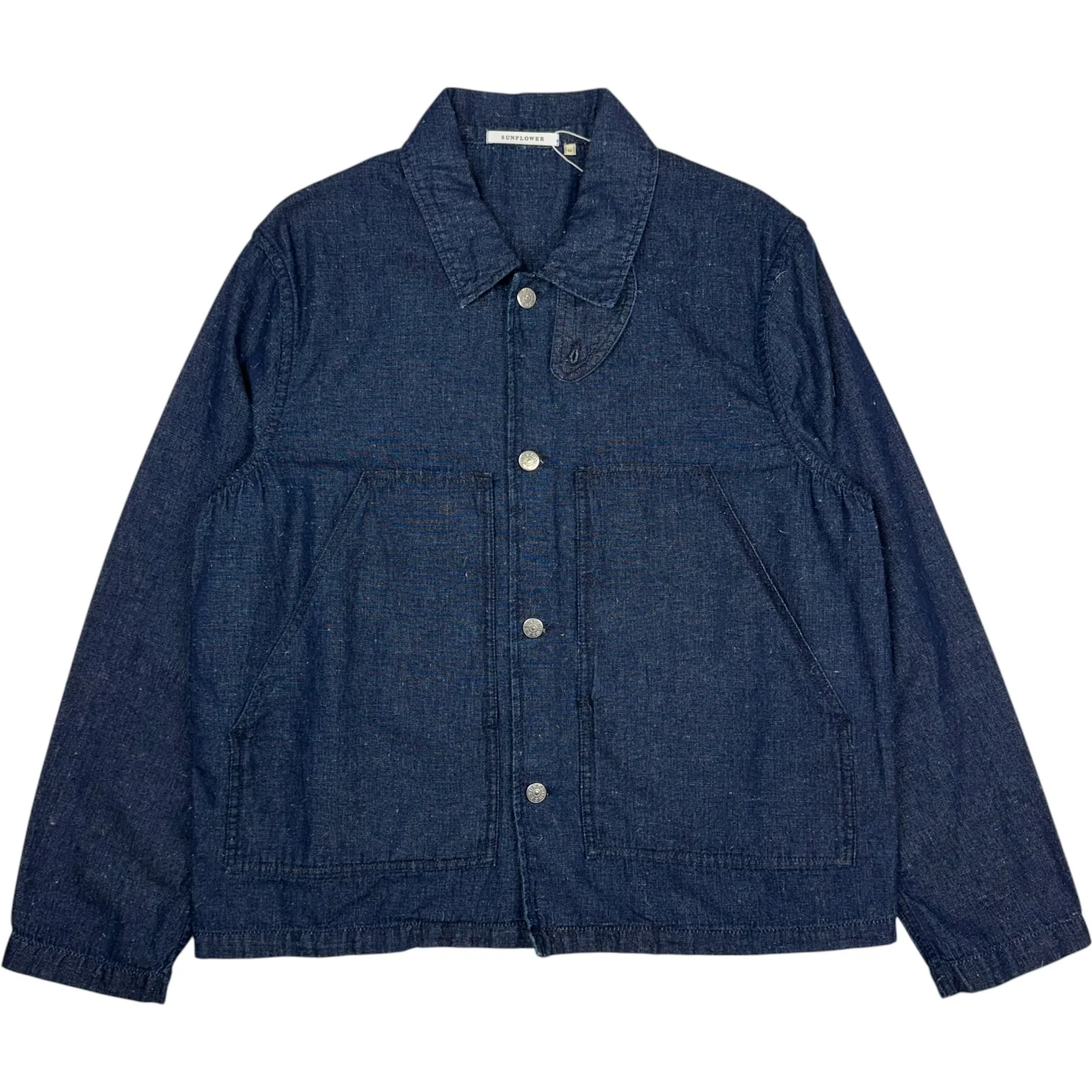 Labour Cotton Hemp Jacket Indigo - Image 2