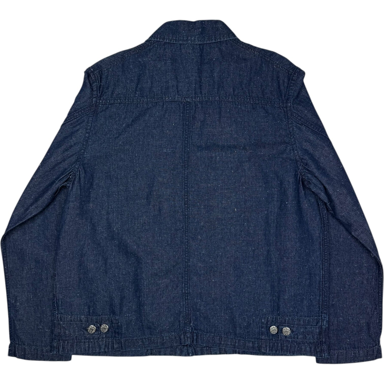Labour Cotton Hemp Jacket Indigo - Image 4