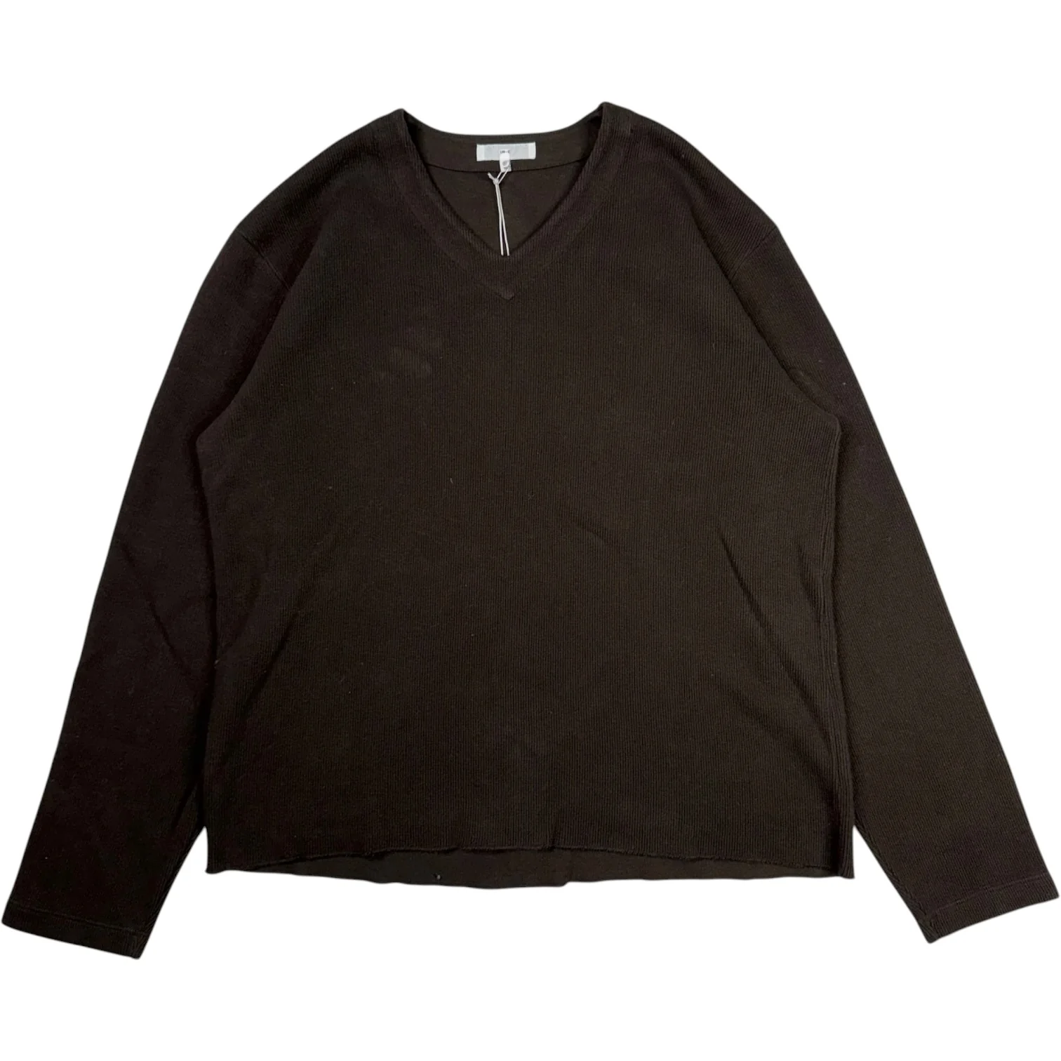 Cropped V Neck Sweater Timber