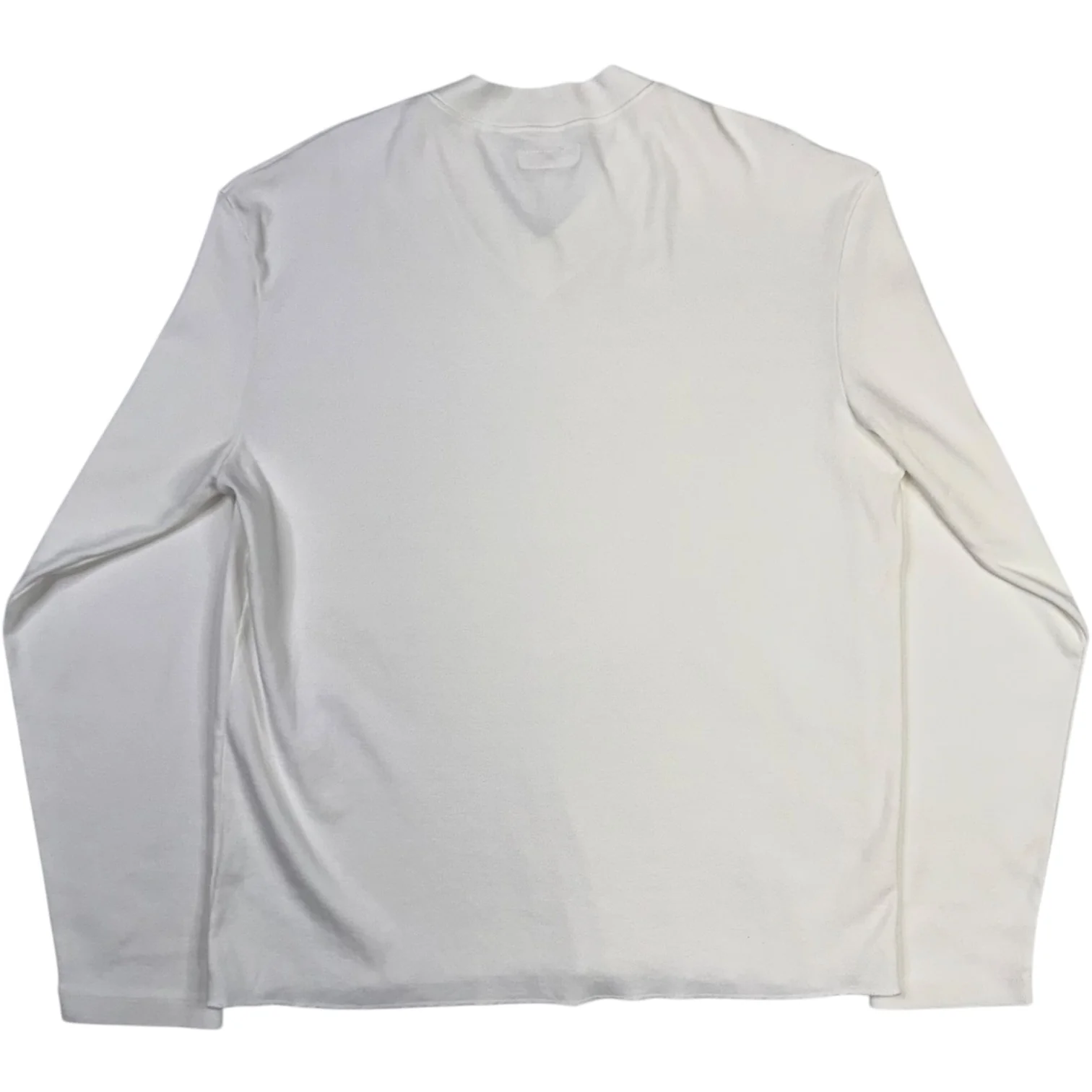 High V Neck T Shirt White - Image 2