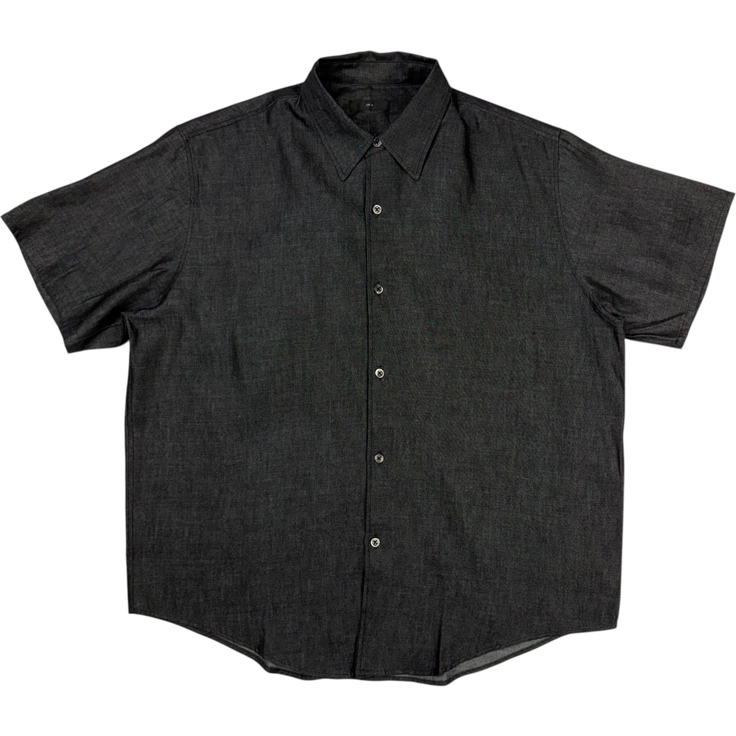 Lynn Poplin S/S Shirt Black Chambray