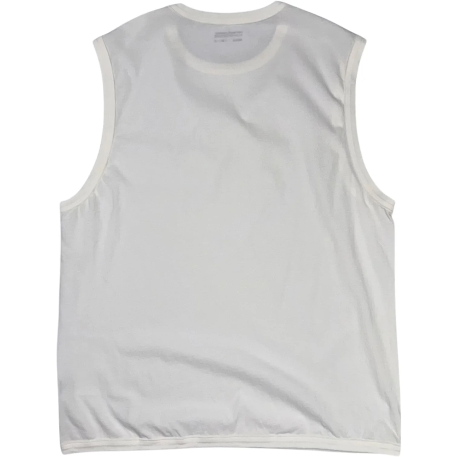 Sleeveless T Shirt White - Image 2