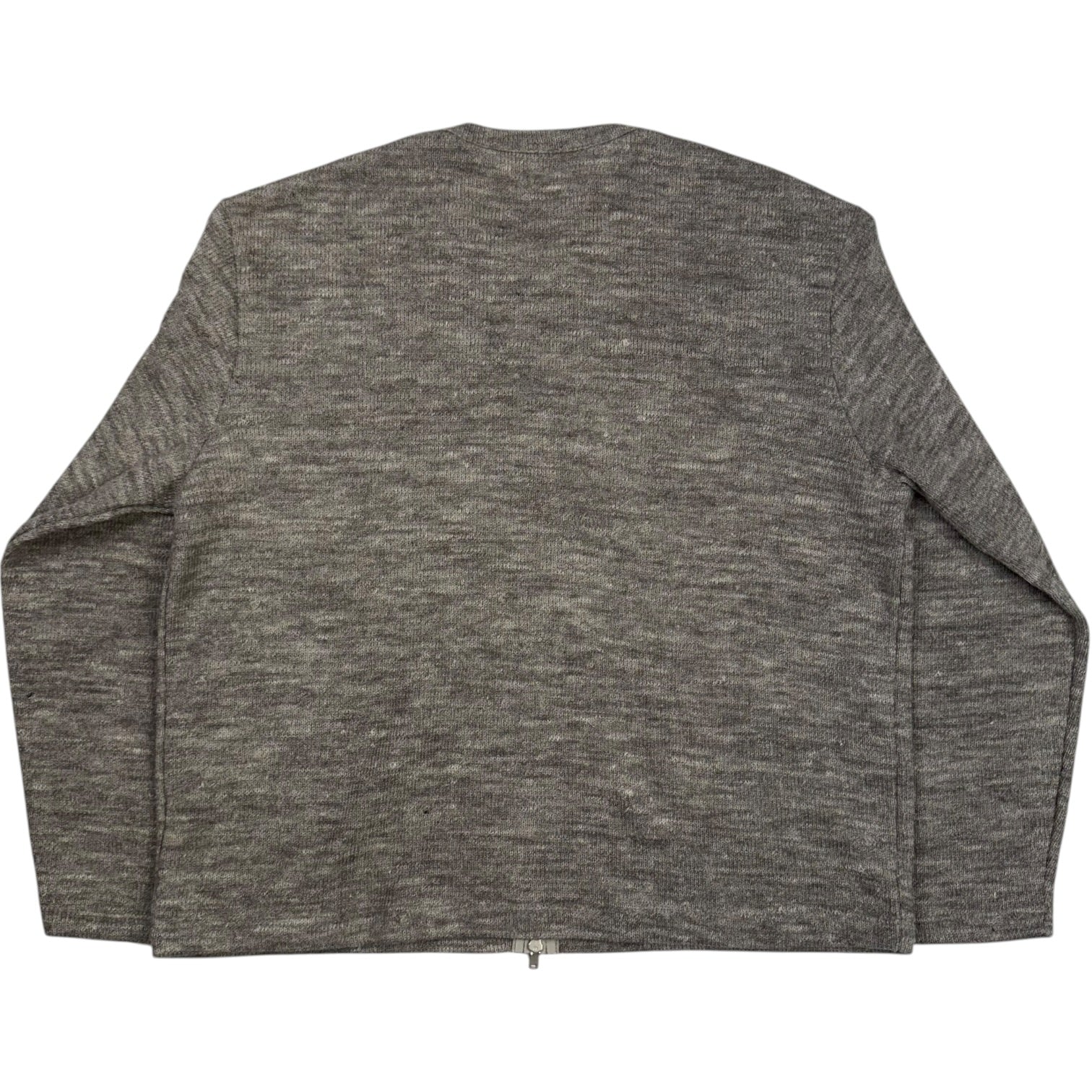 Zip Crewneck Grey Melange - Image 2