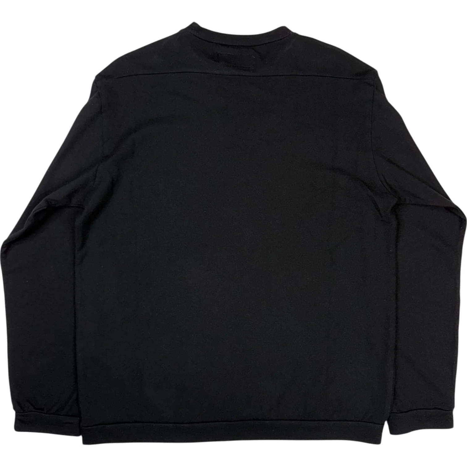 Long Sleeve Wool T-Shirt Black - Image 2