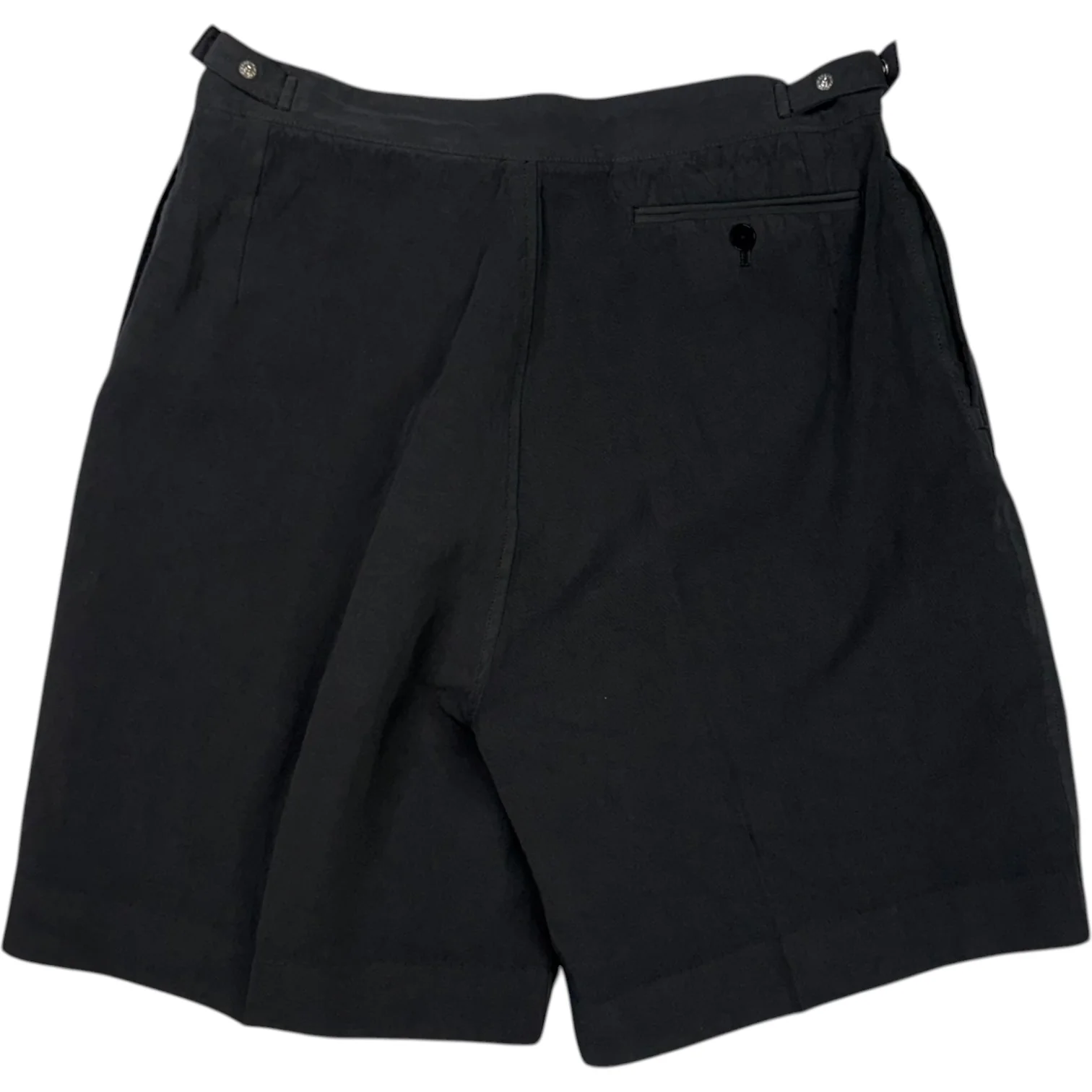 LWC x Kaptain Sunshine Cotton Linen Shorts Charcoal - Image 2
