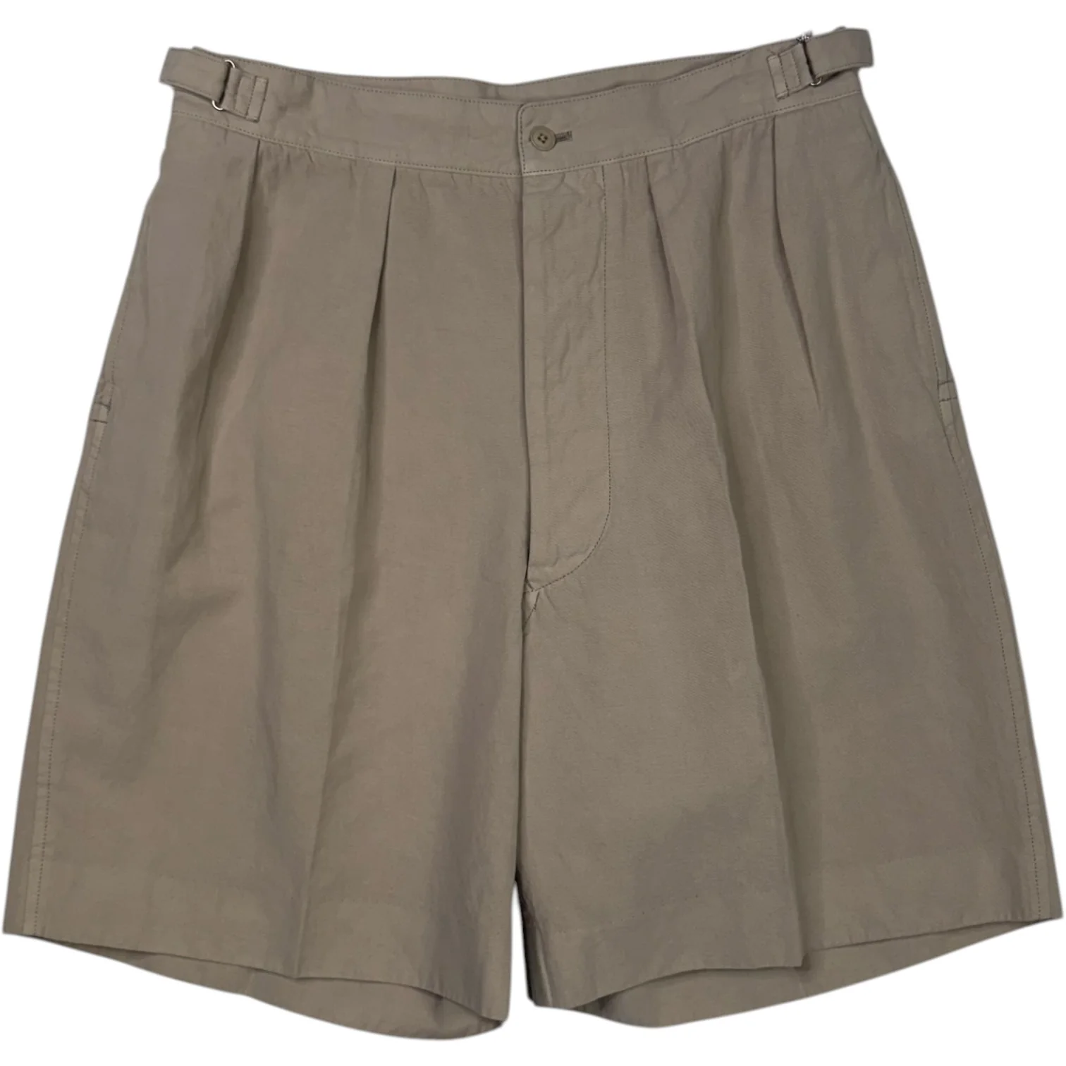 LWC x Kaptain Sunshine Cotton Linen Shorts Taupe