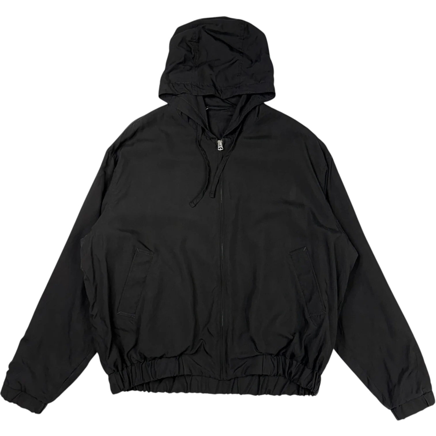 LWC x Kaptain Sunshine Silk Zip Jacket Black - Image 2