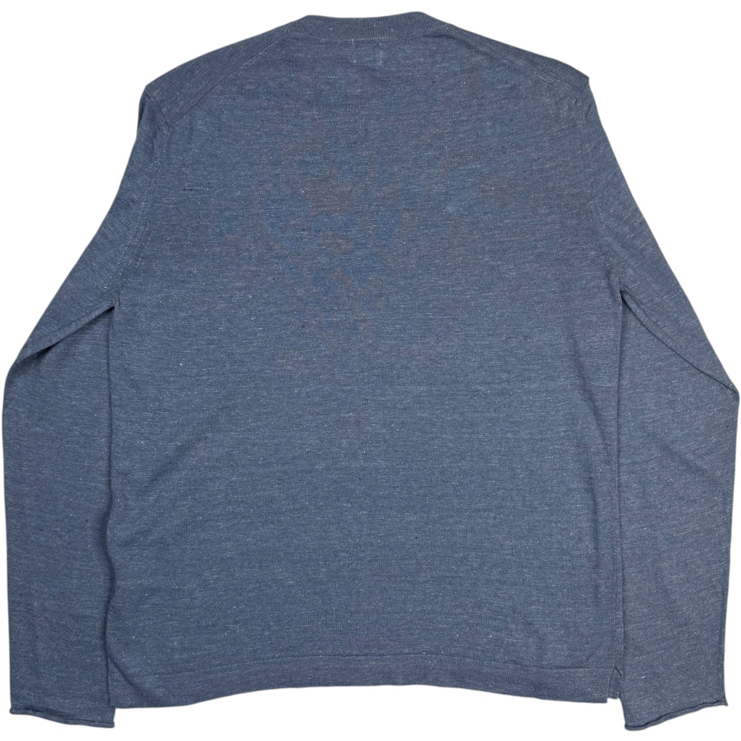 Larry Round Neck Sweater Dark Blue - Image 2