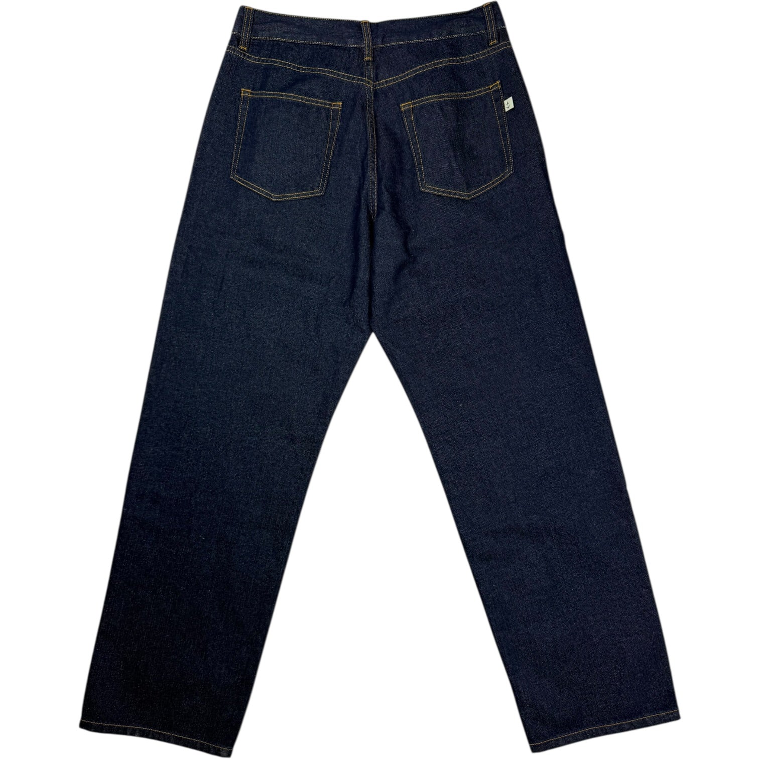 Medina Loose Fit Trousers Blue Denim - Image 2