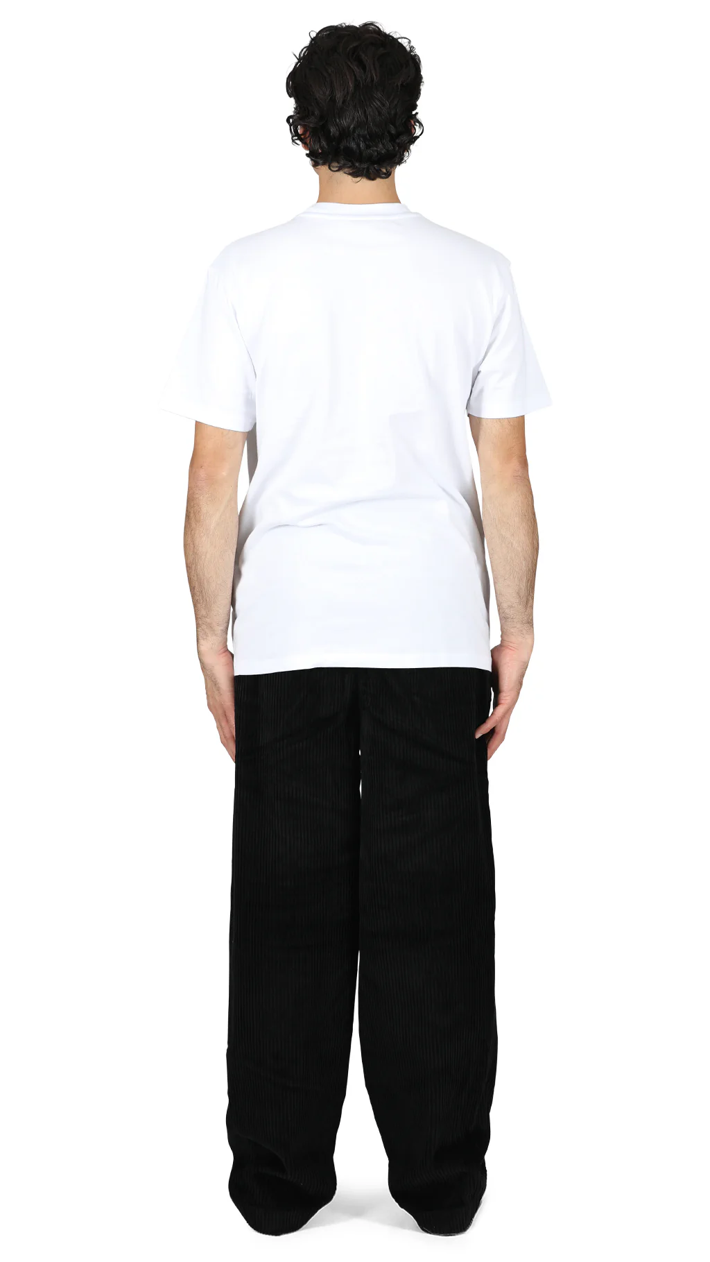 Metallic Glitch Selfie T-Shirt White - Image 4