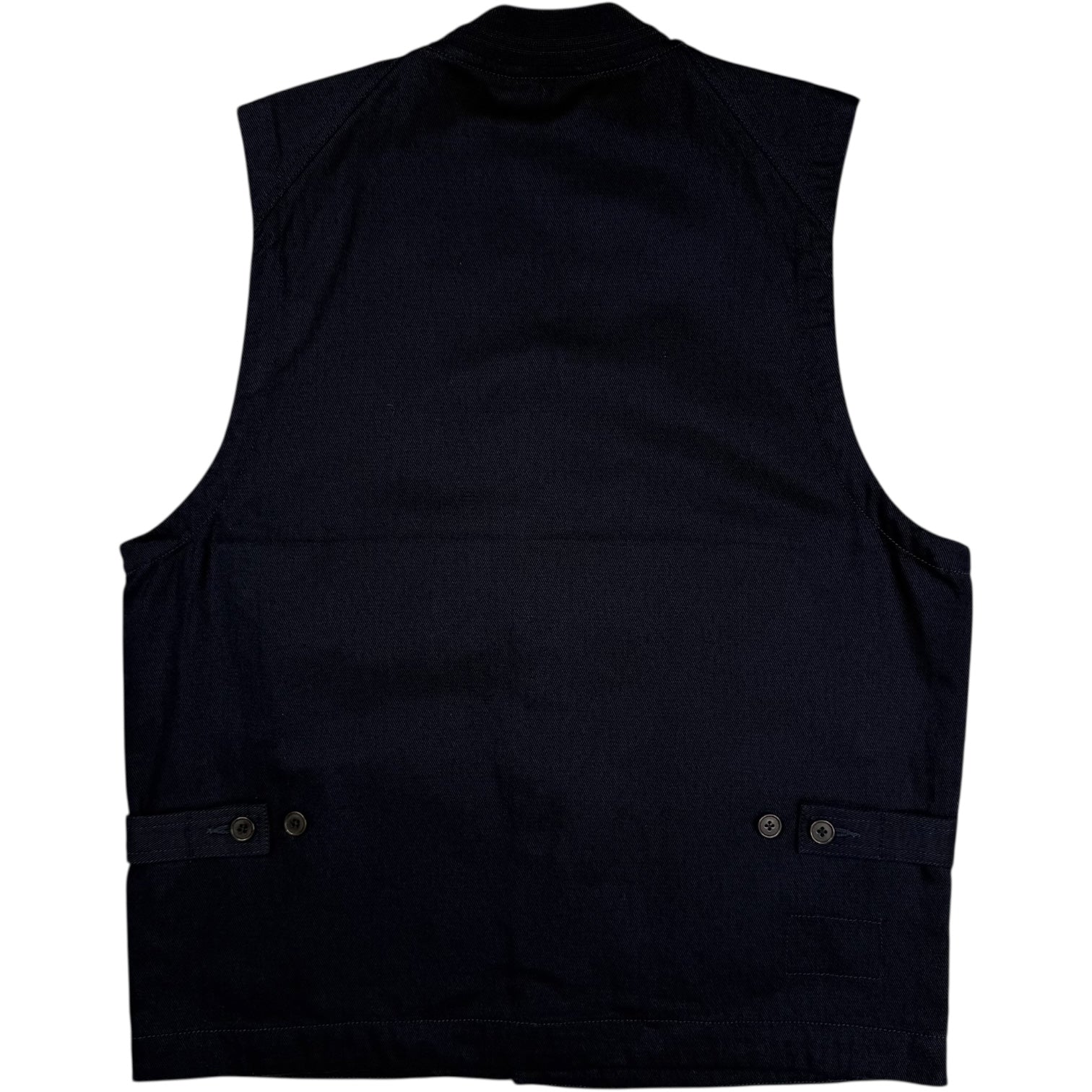 Navy Works Twill Station Waistcoat - Image 2