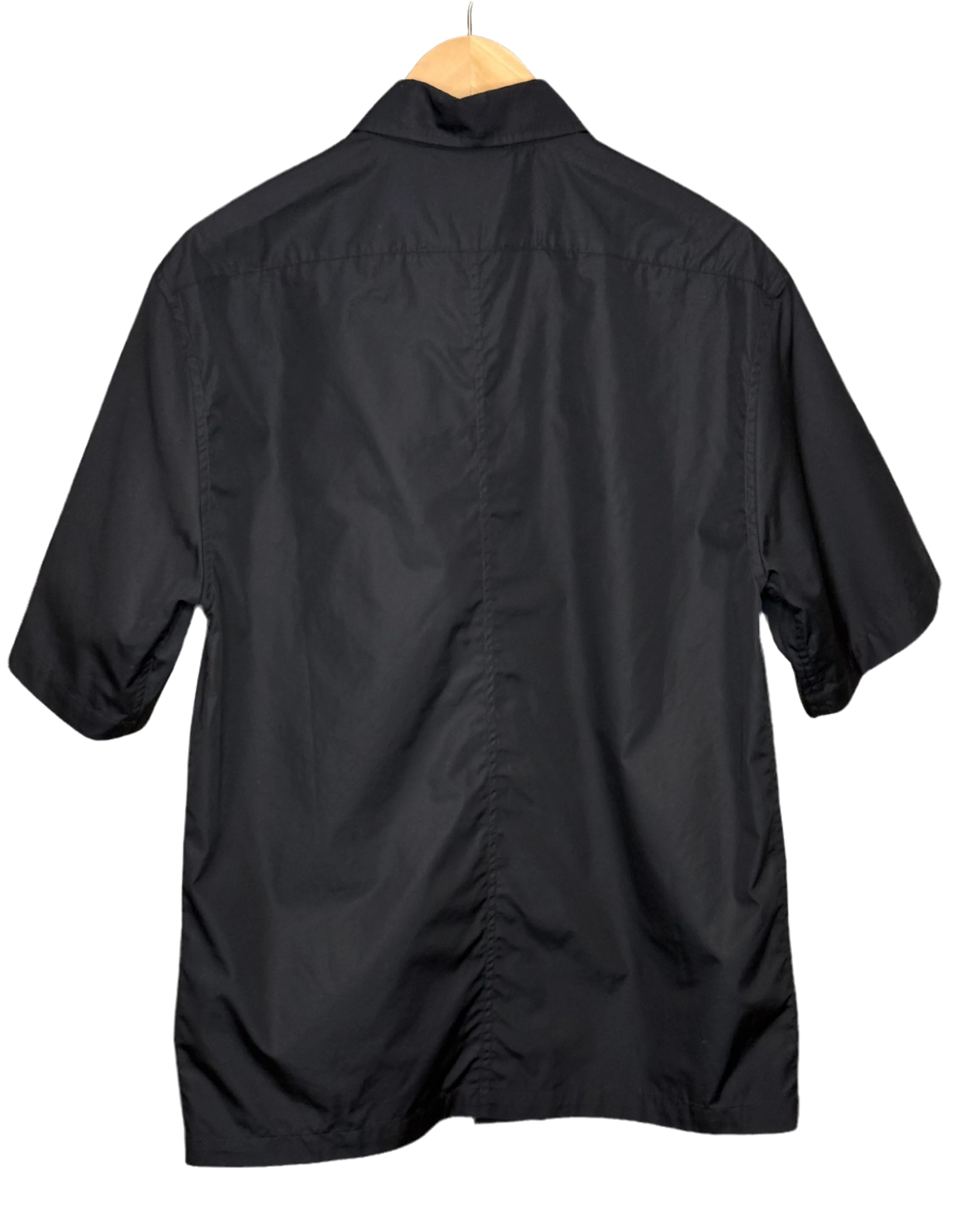 Nodola Shirt Black Cotton Poplin - Image 4