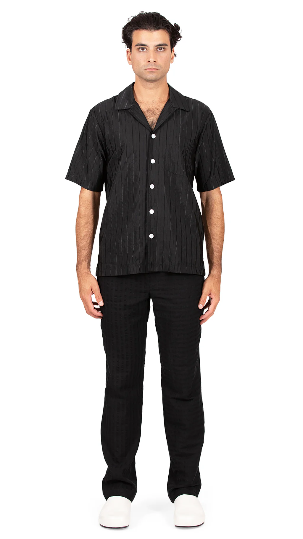 Orson Shirt Black Stripe - Image 3