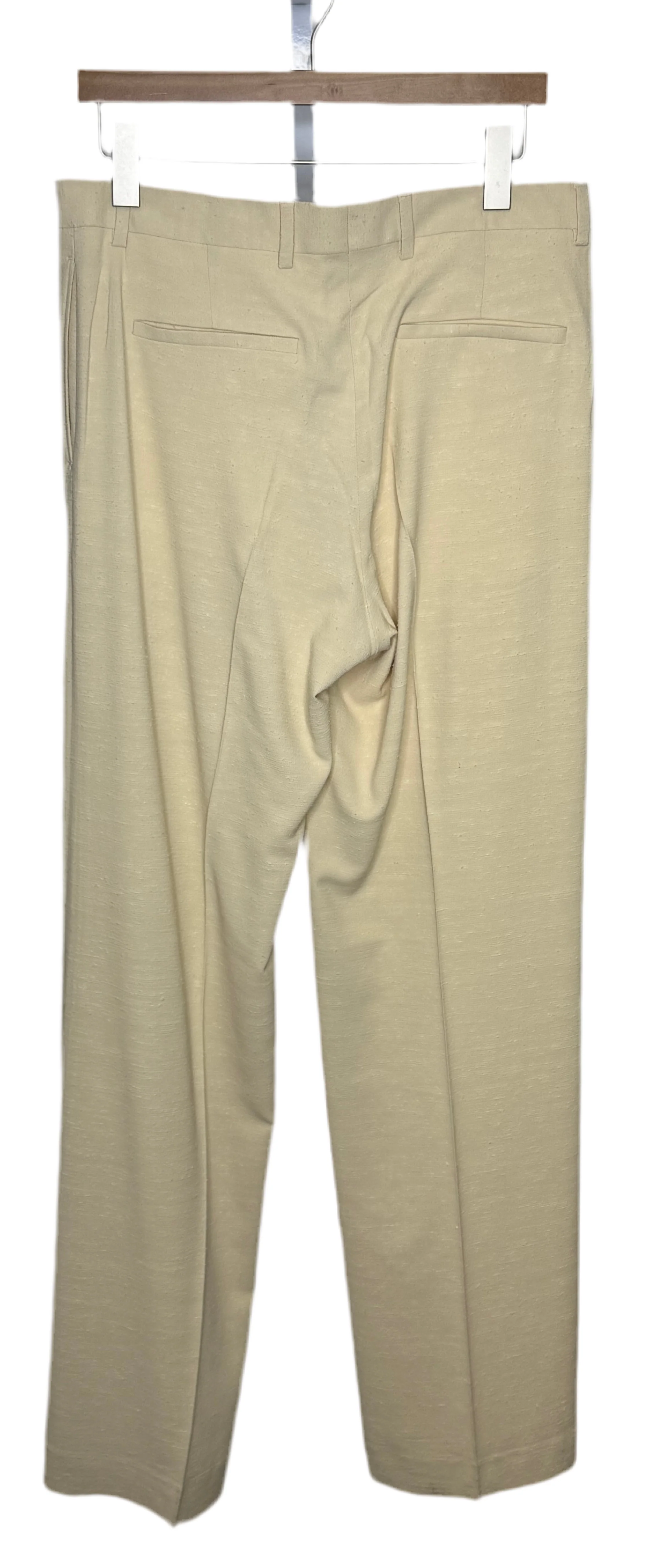 Otto Wide Tailored Trouser Cream - Image 2