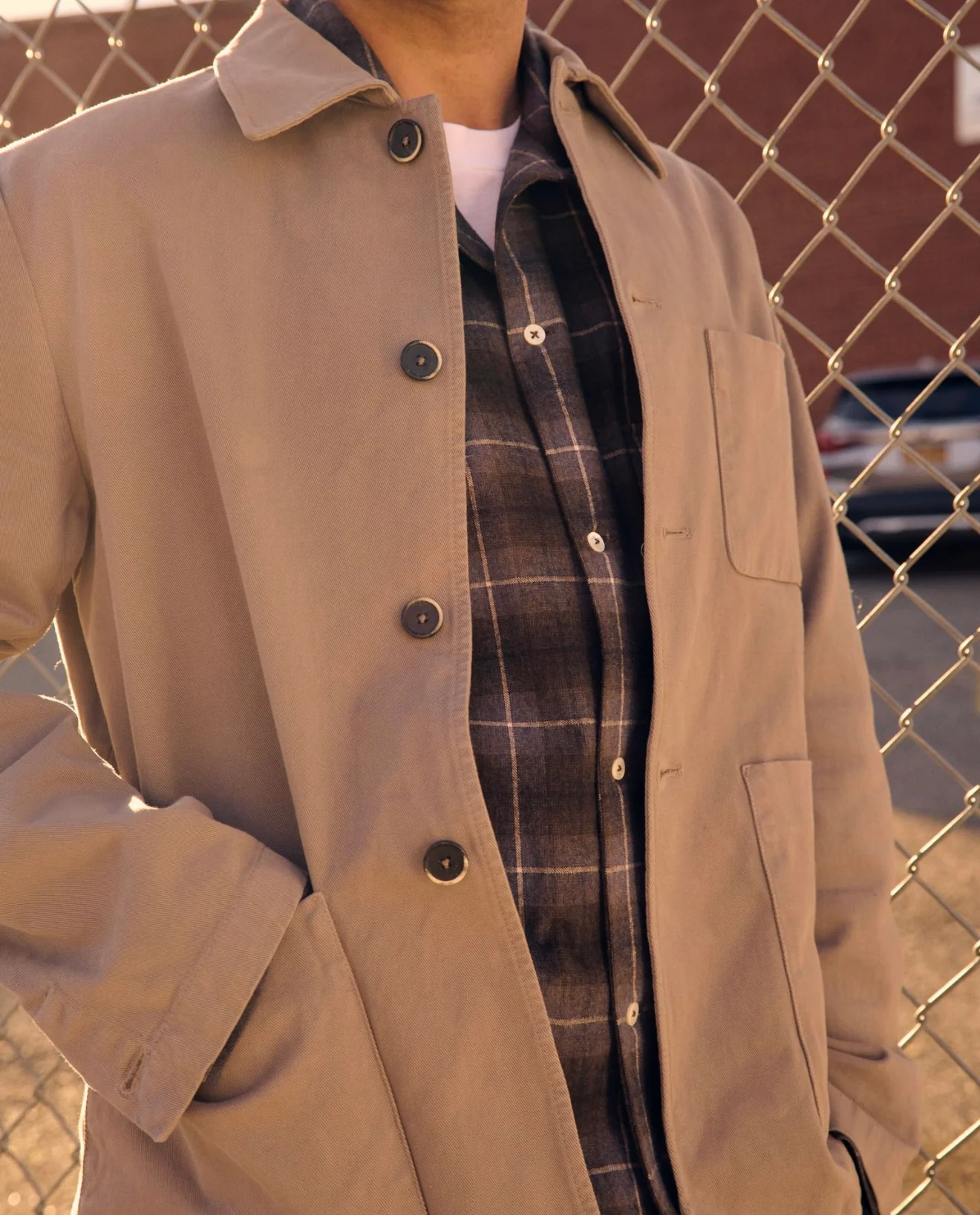 Overshirt Visal Mante Pietra - Image 4