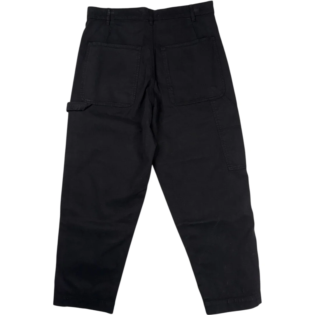 Painter Trouser Black Cotton Lyocell - Image 2