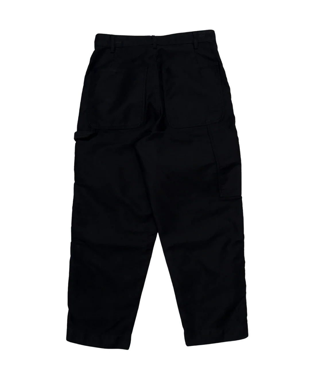Painter Trouser Black French Cotton Moleskin - Image 2