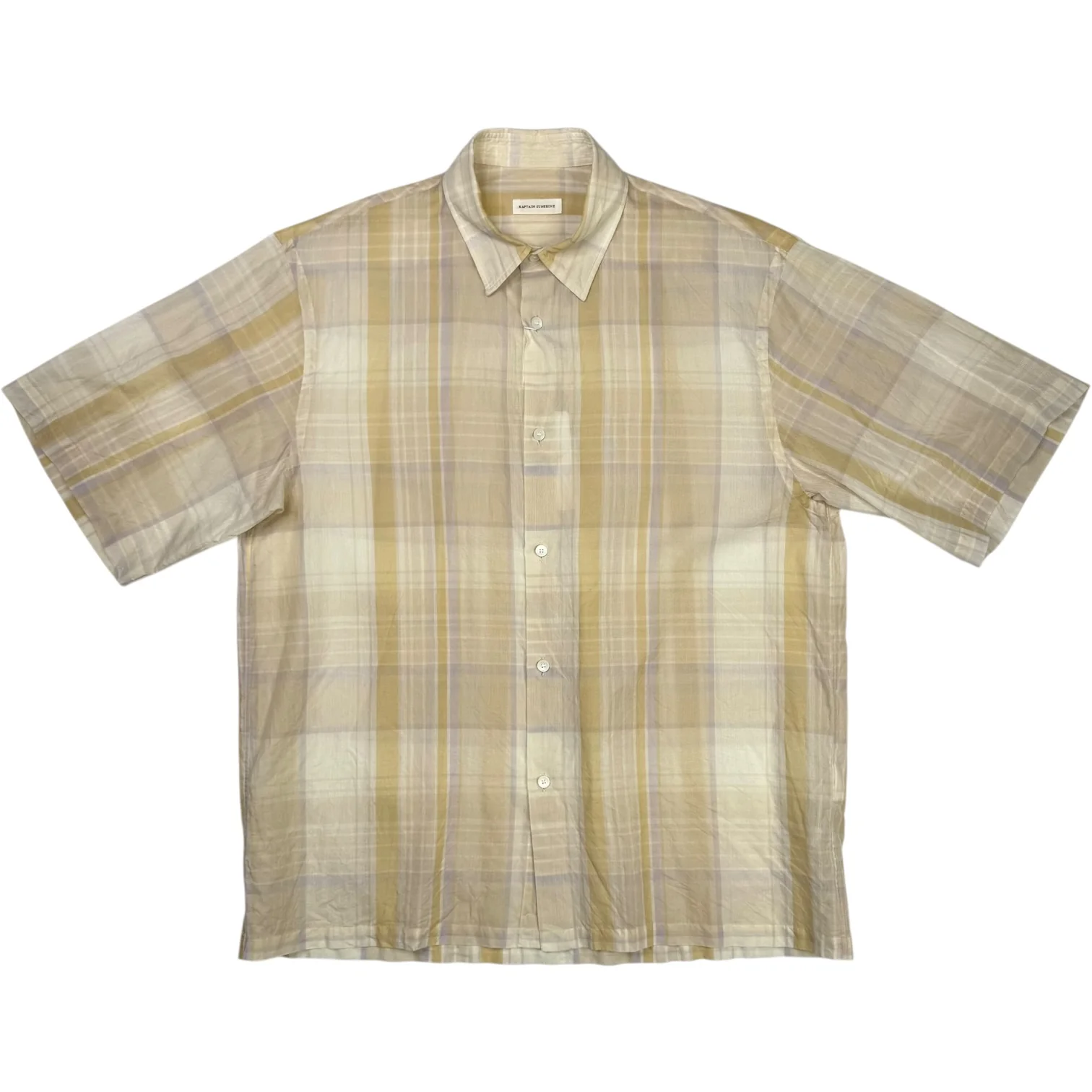Pastel Plaid Short Sleeve Shirt - Image 2