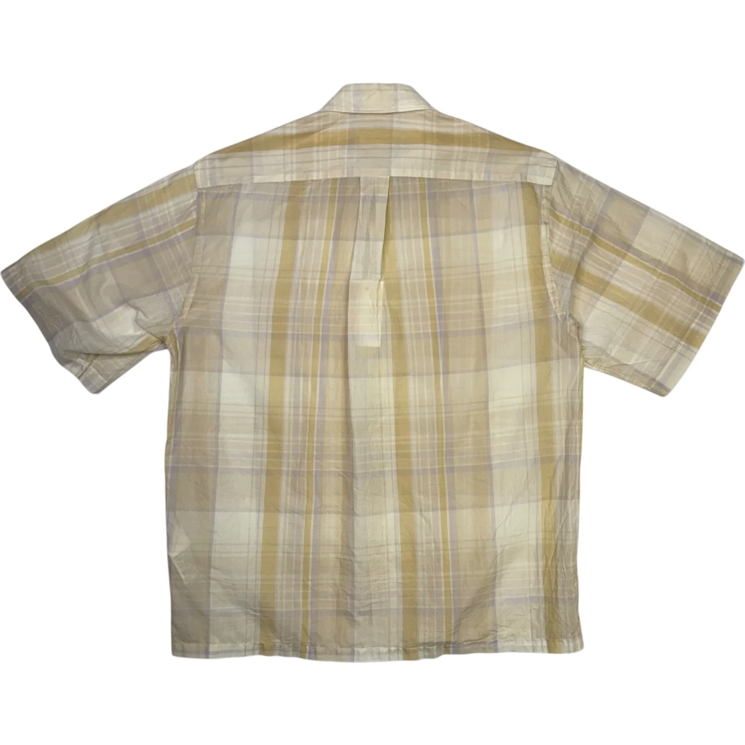 Pastel Plaid Short Sleeve Shirt - Image 3