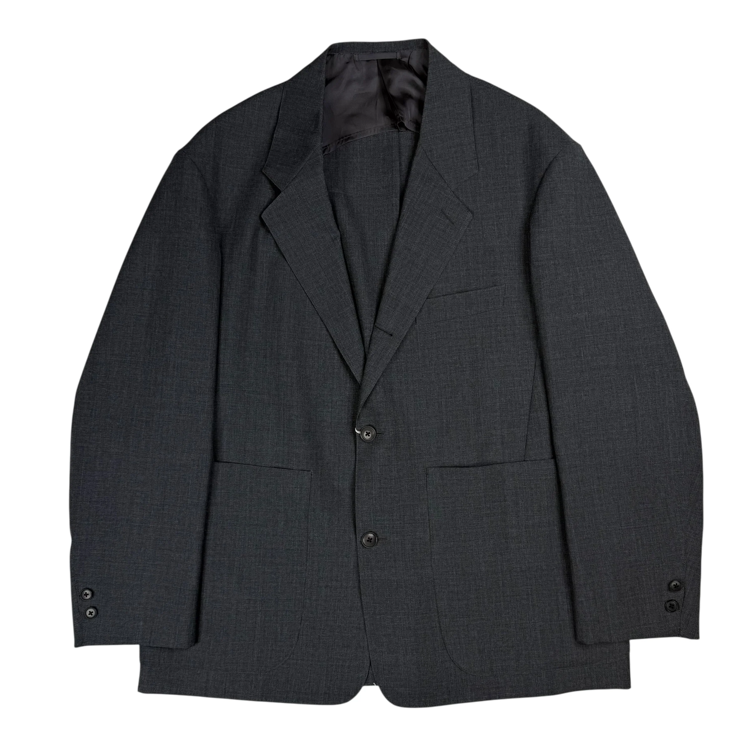 Paul Wool Single Breasted Blazer Charcoal