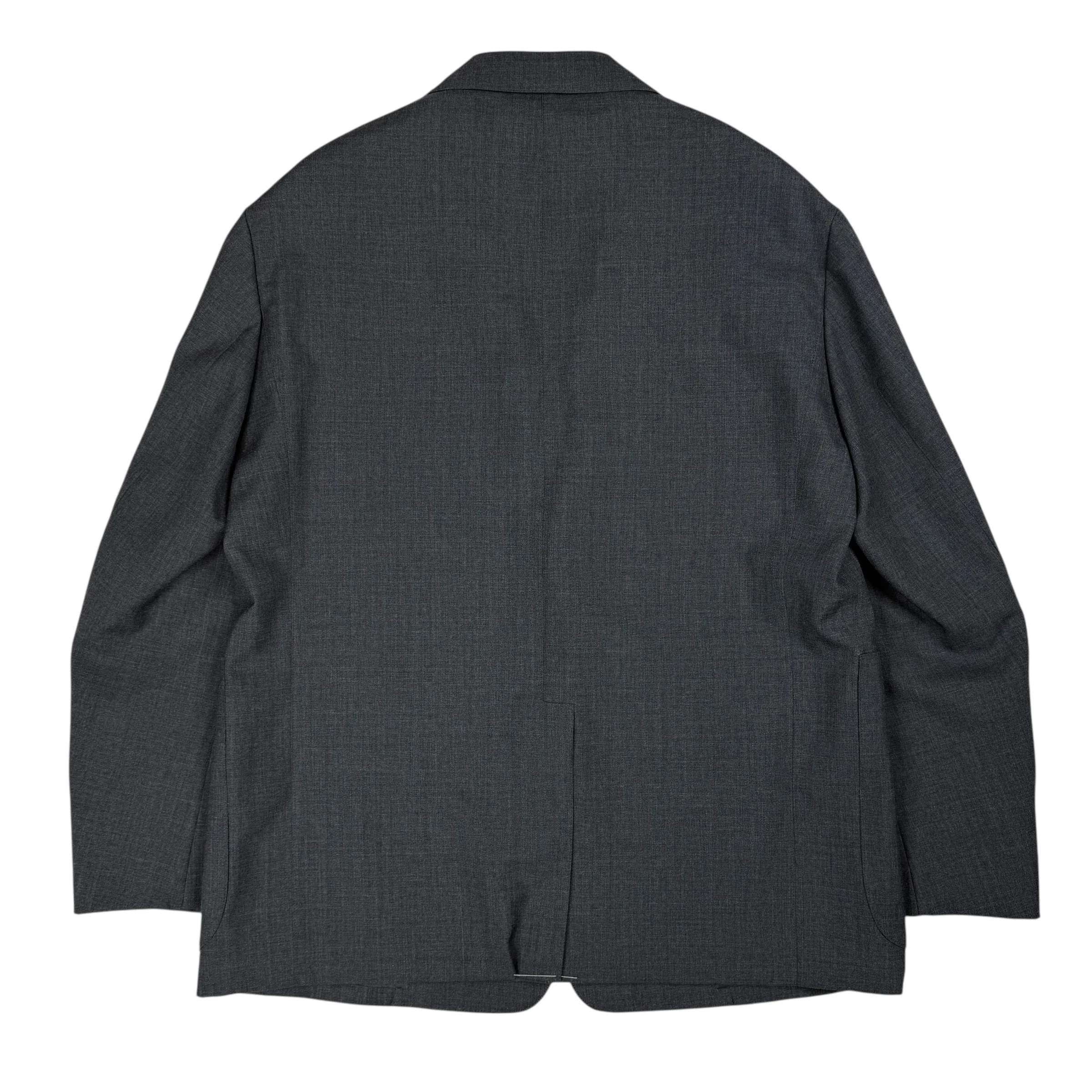 Paul Wool Single Breasted Blazer Charcoal - Image 2