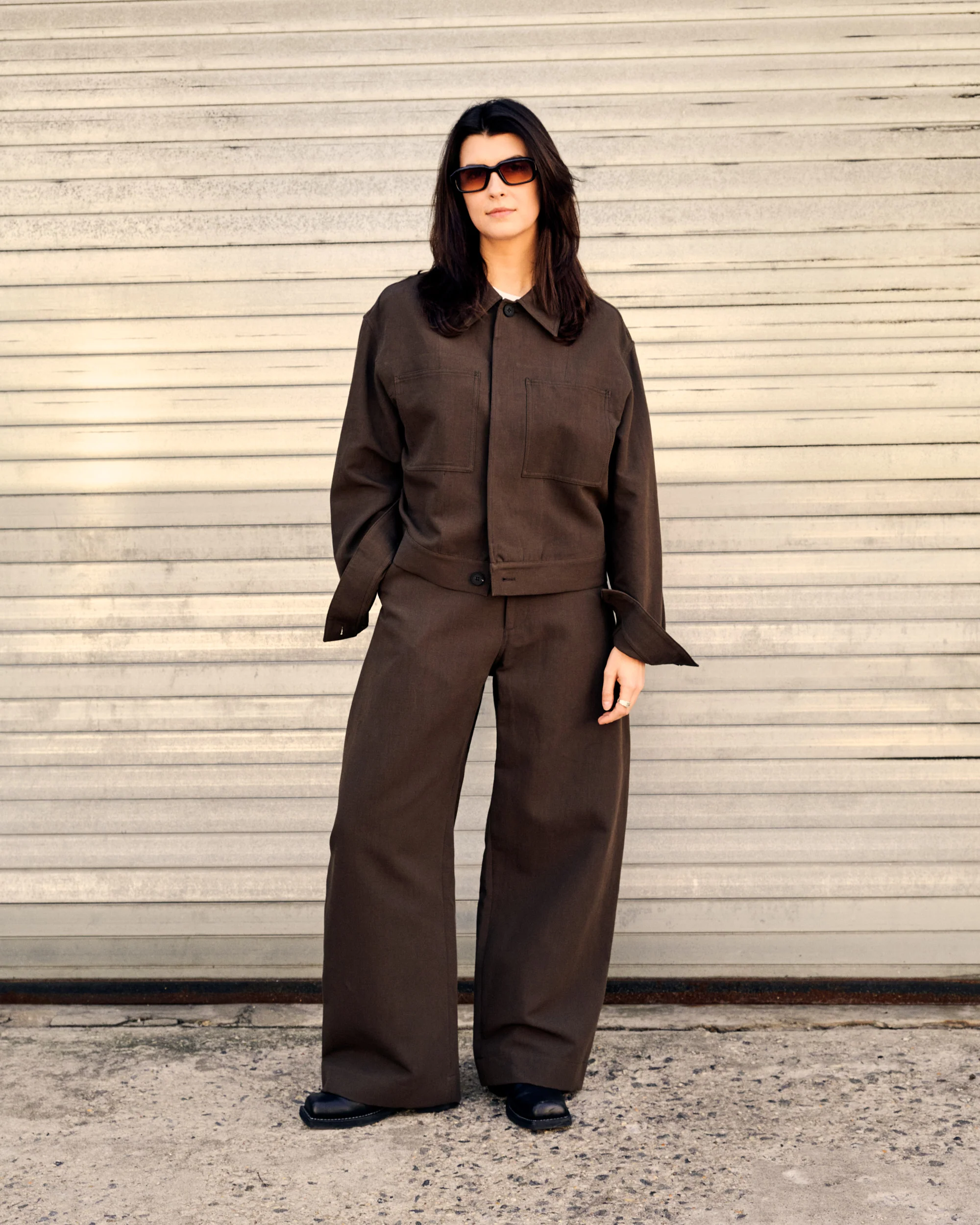 Piper Jacket Linen Cotton Peat - Image 2
