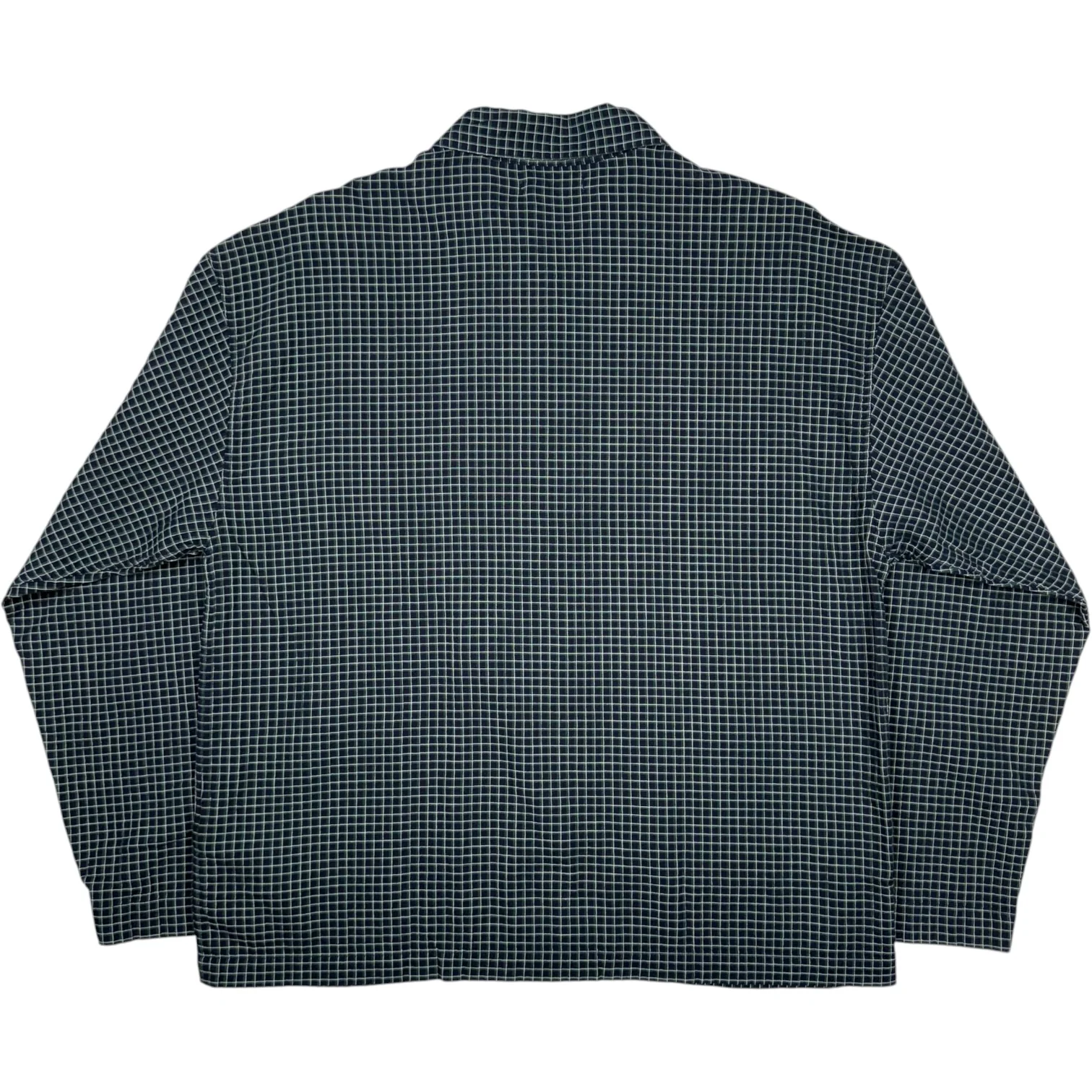 PJ Shirt Waffle Check Navy - Image 2