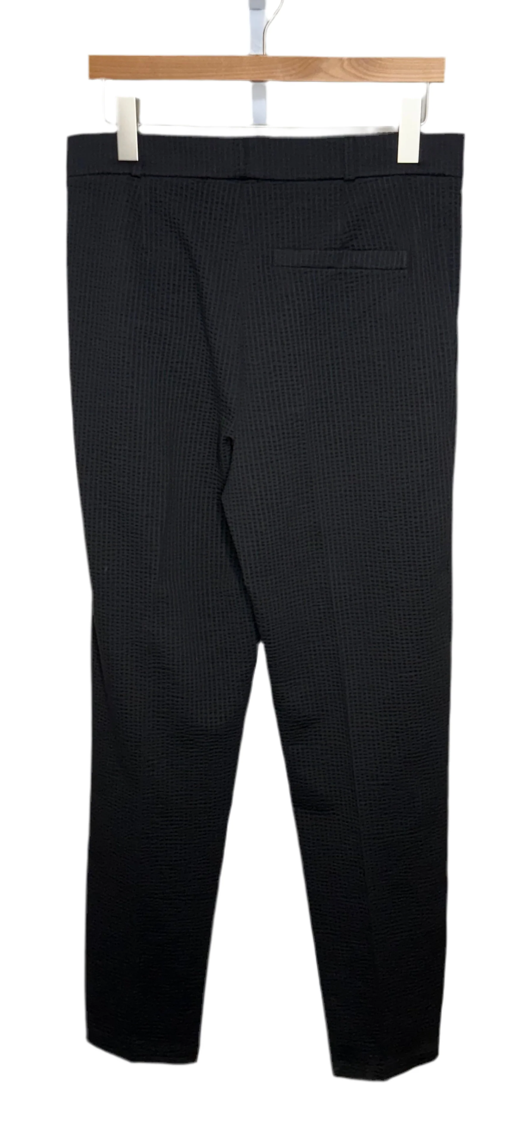 Pleated Trousers Coolmax Seersucker Black - Image 2