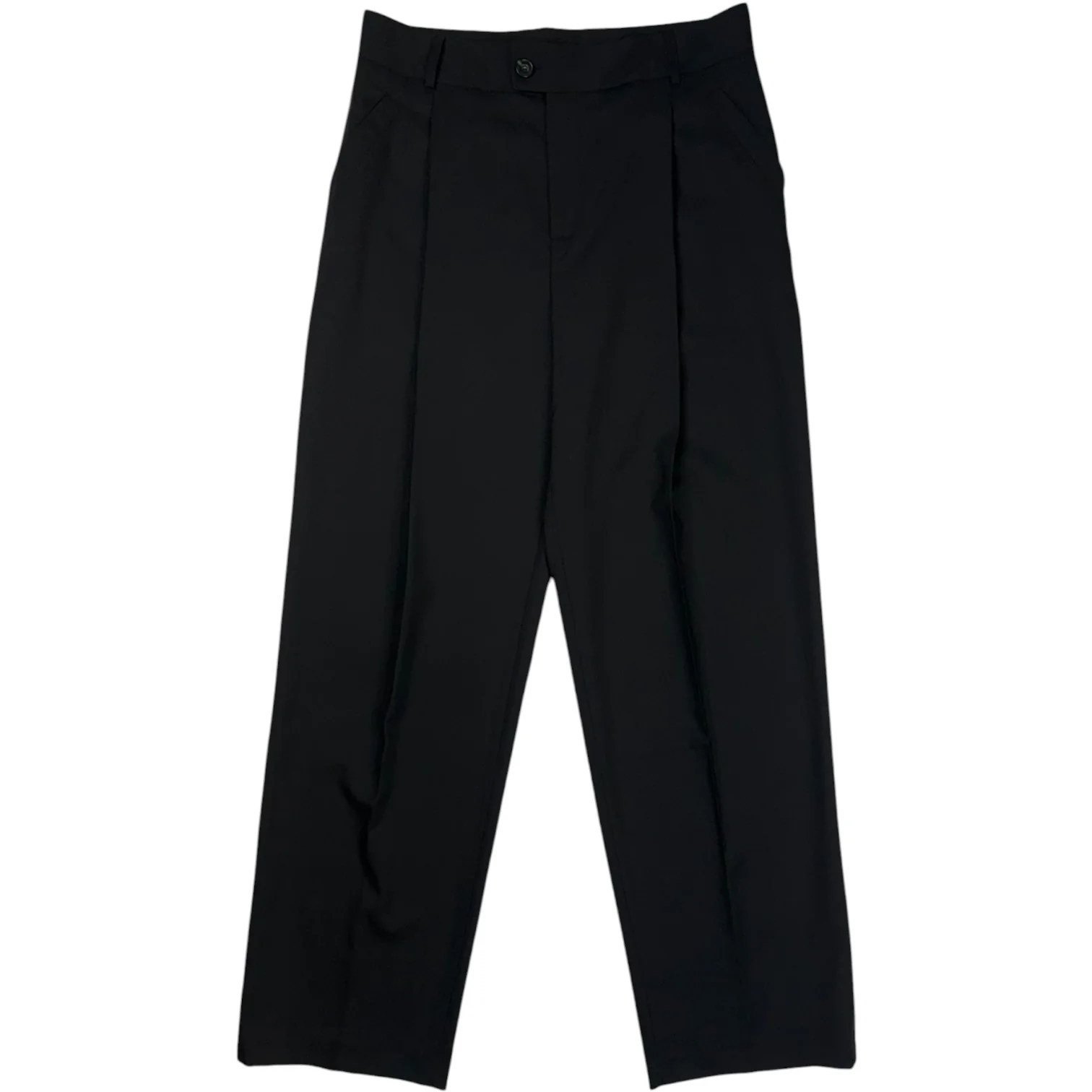 Pocket Pleat Trouser Black