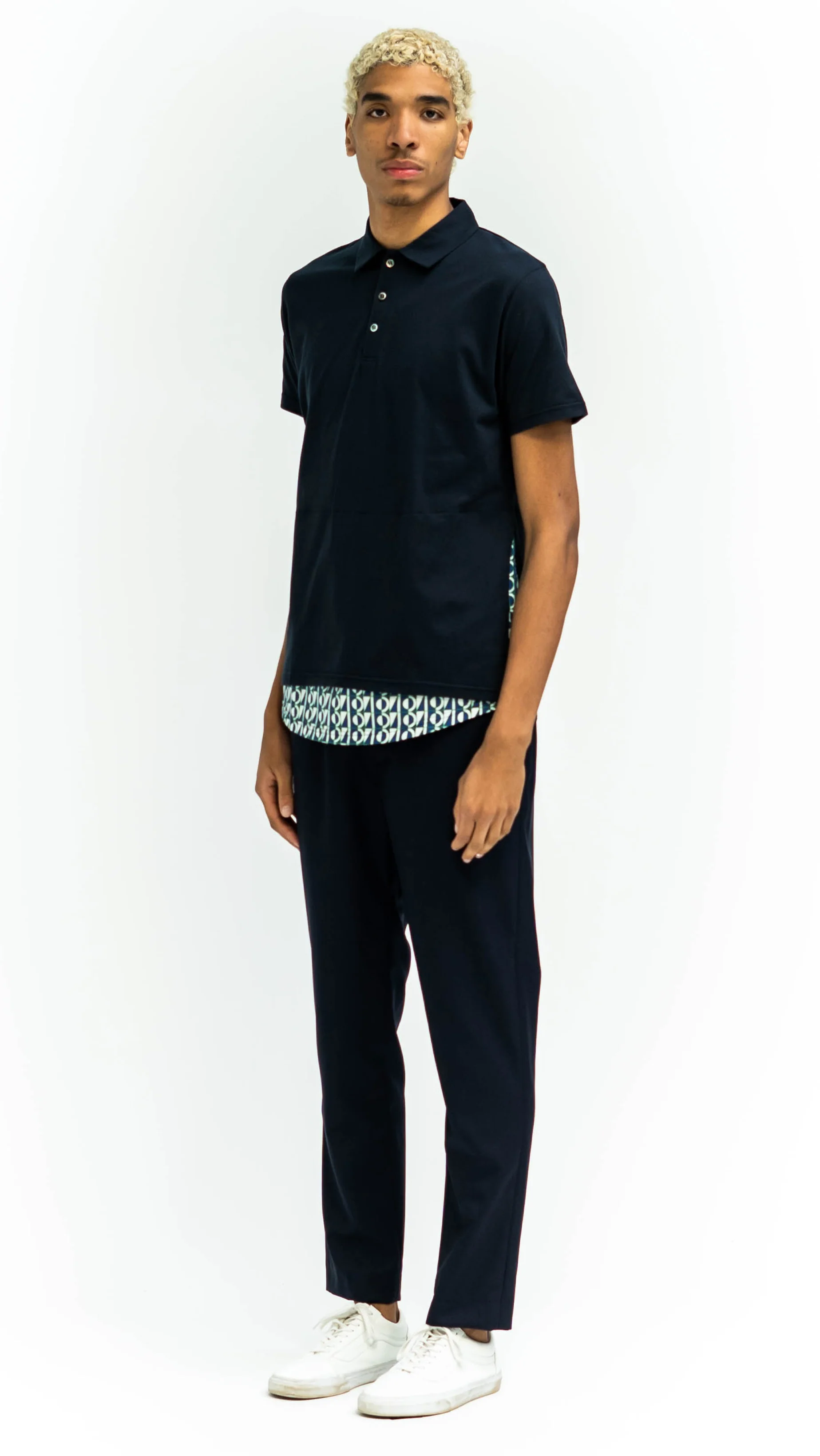 Polo Layered Poplin Navy - Image 3