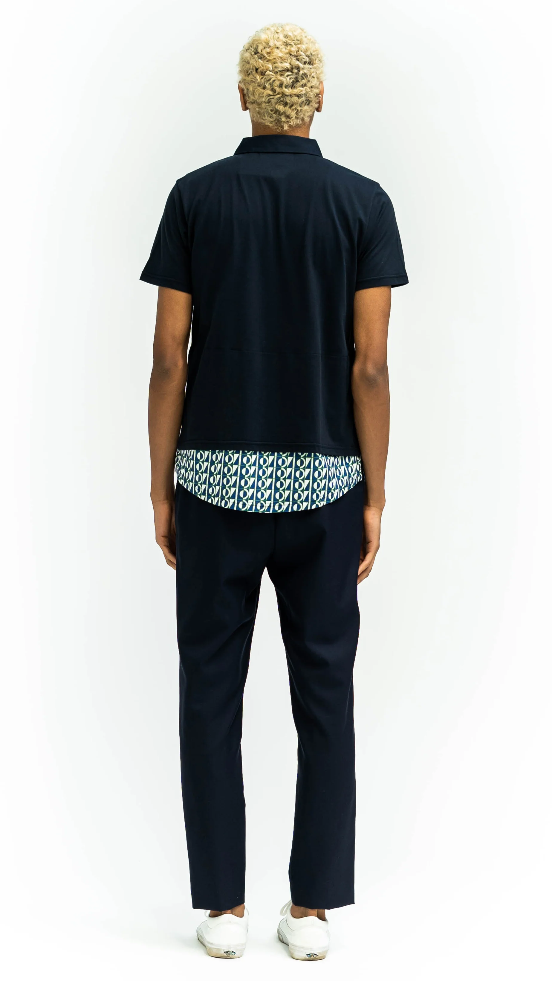 Polo Layered Poplin Navy - Image 4