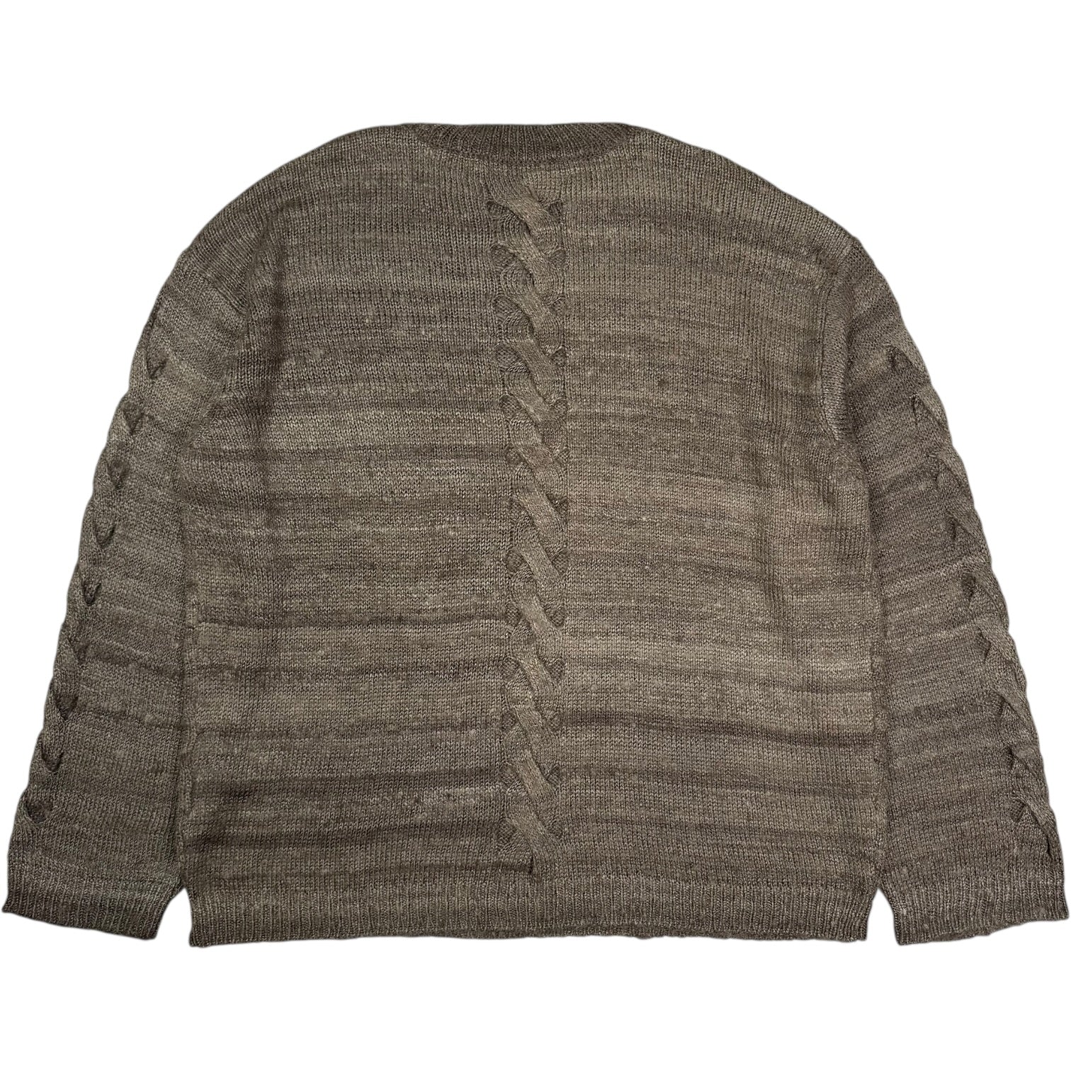 Popover Roundneck Wathered Earth Handspun Silk - Image 2