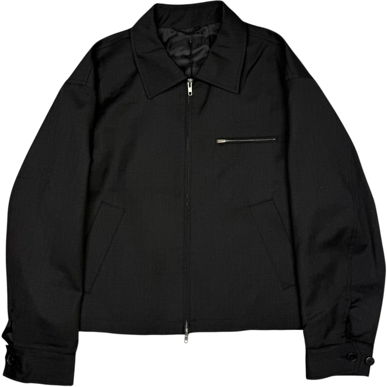Postal Jacket Anthracite Wool - Image 2
