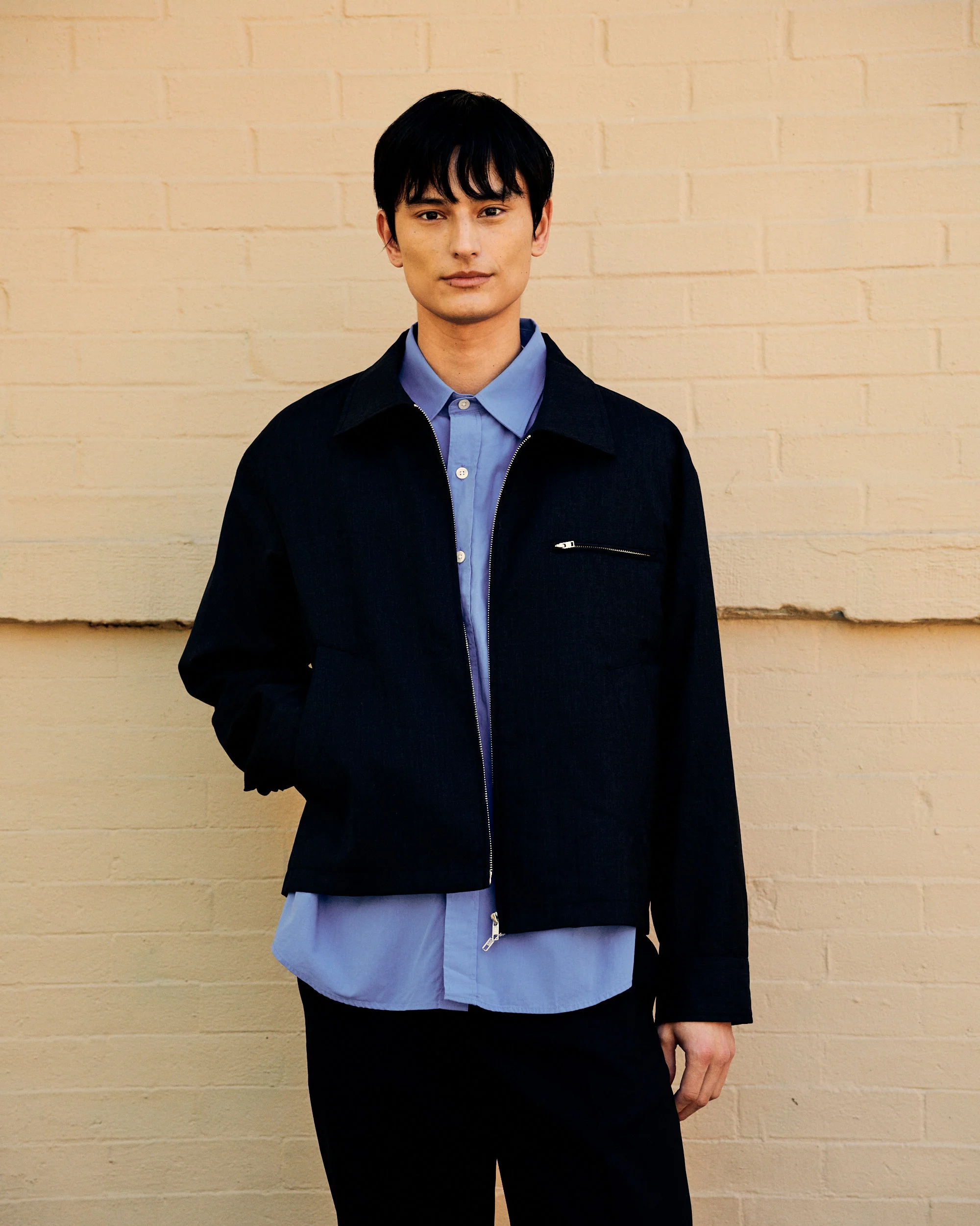 Postal Jacket Anthracite Wool - Image 4