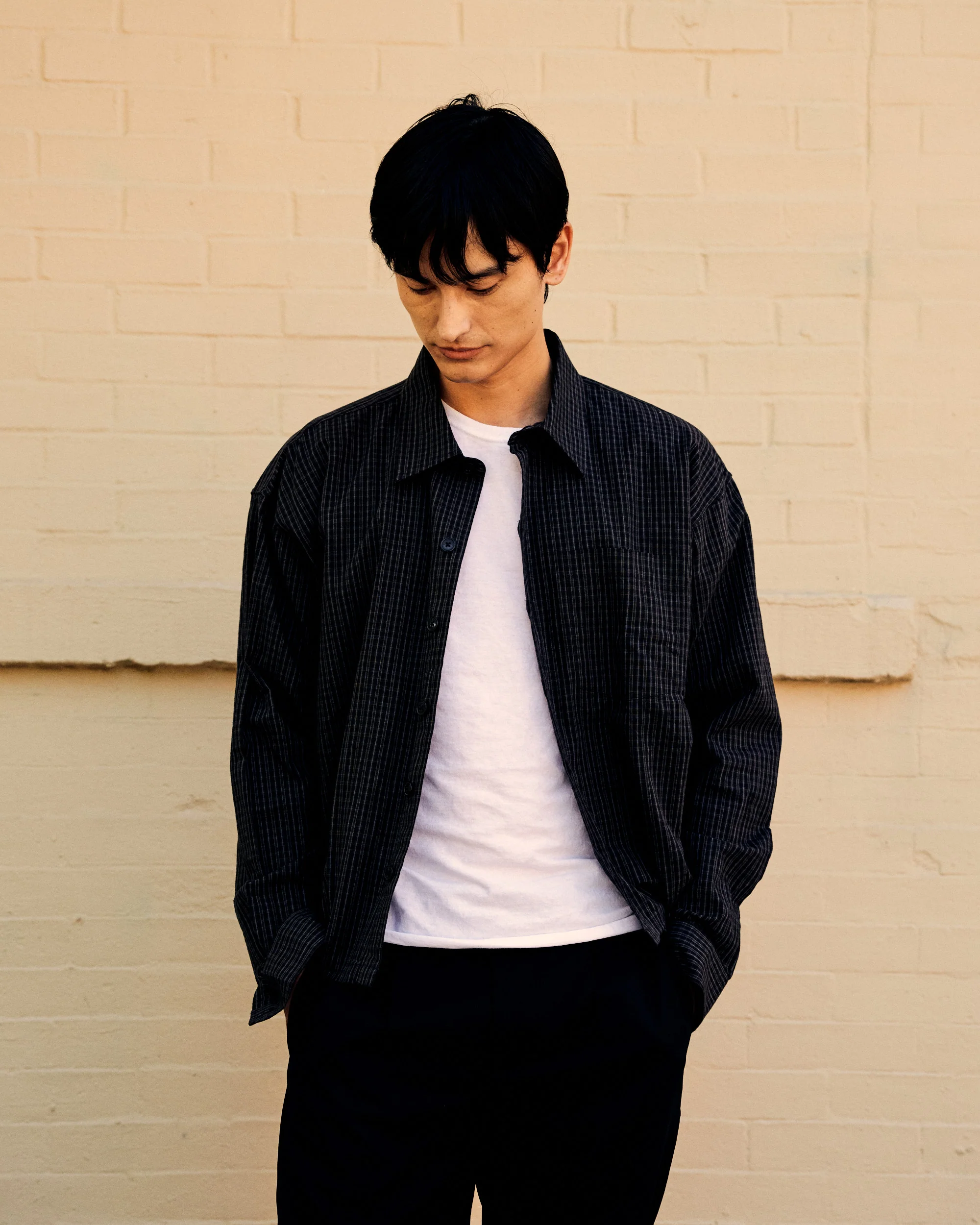 Priority Shirt Dark Linen Check