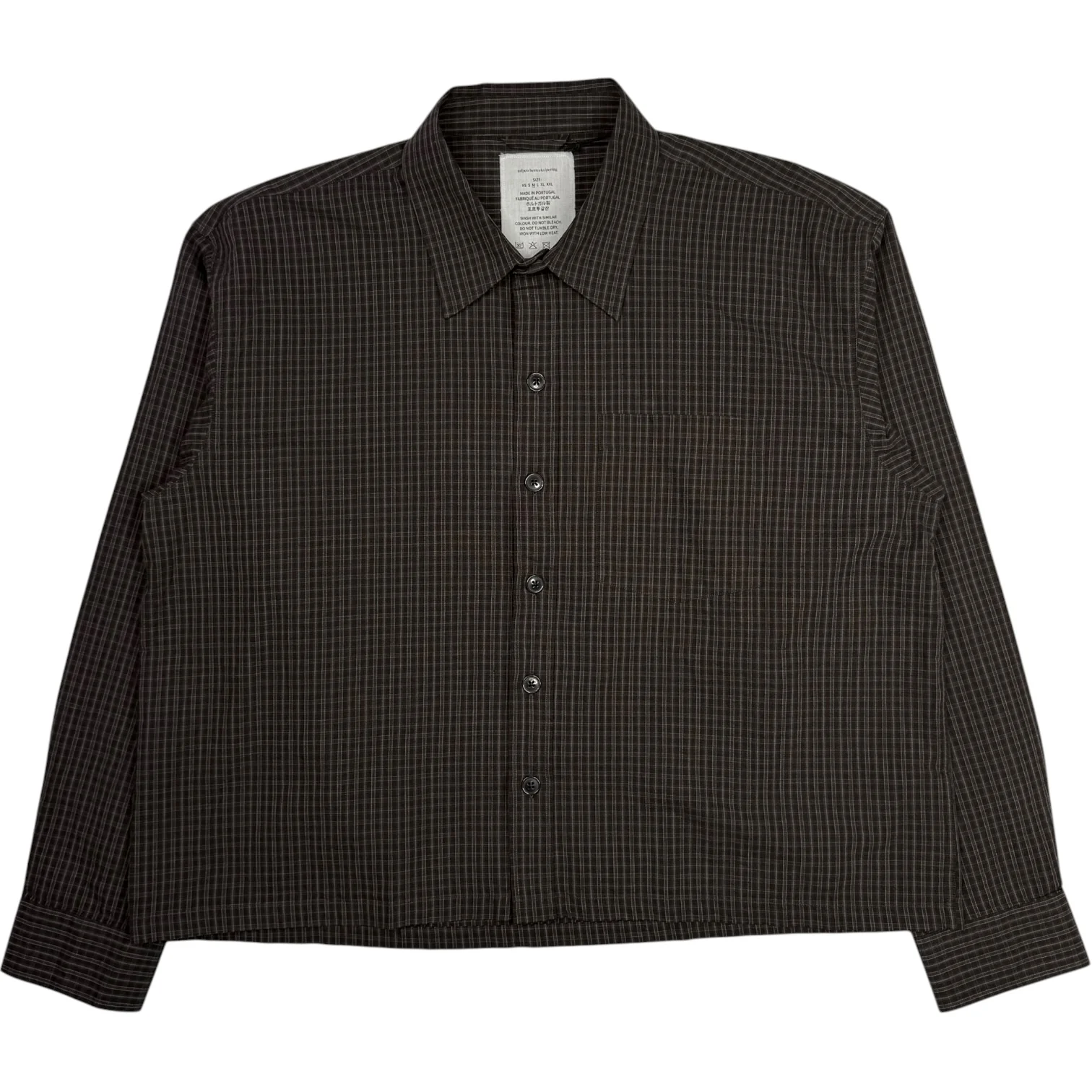Priority Shirt Dark Linen Check - Image 2