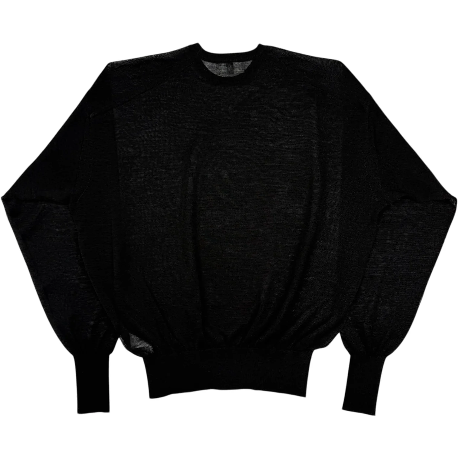 Ramie Highneck Crewneck Black - Image 3