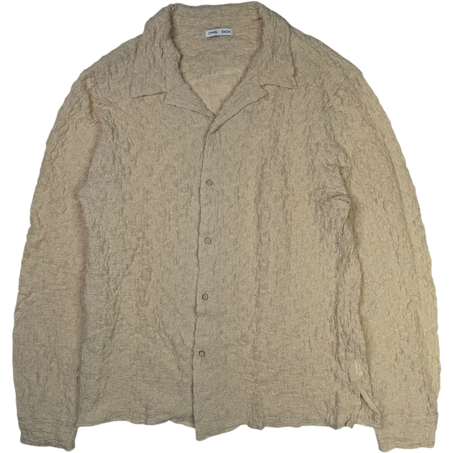 Rani Long Sleeve Shirt Crepe White
