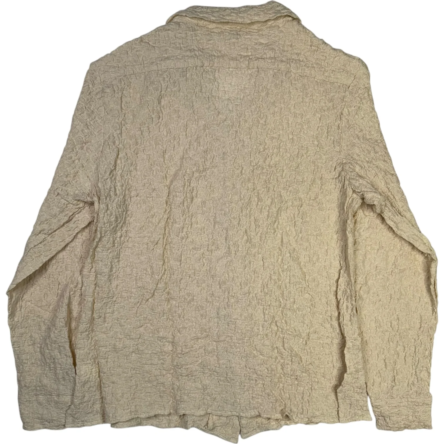 Rani Long Sleeve Shirt Crepe White - Image 2