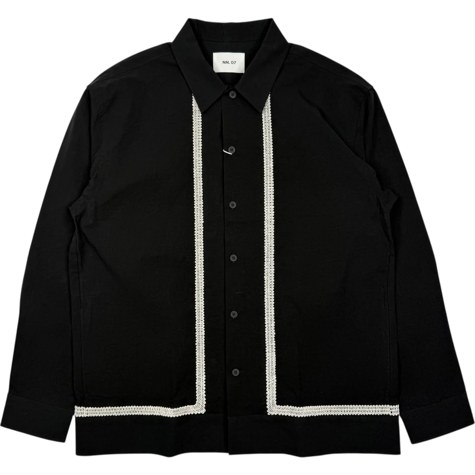 Reed Black White Overshirt