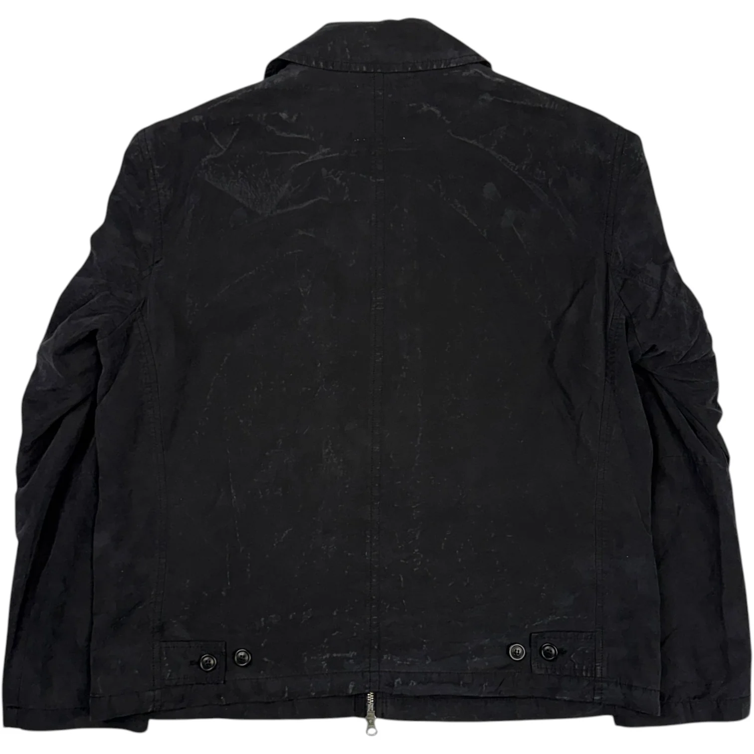 Repetition Jacket Black Lyocell Cotton Linen - Image 2