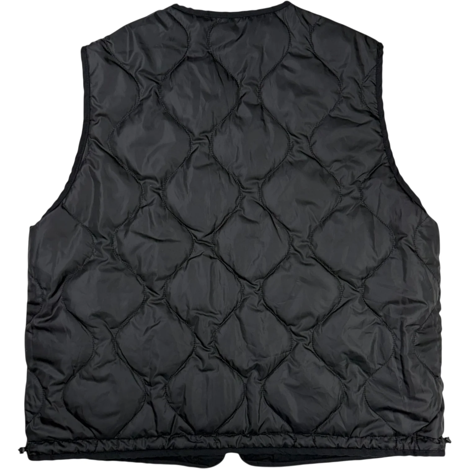 Reversible Liner Vest Black Cotton - Image 2