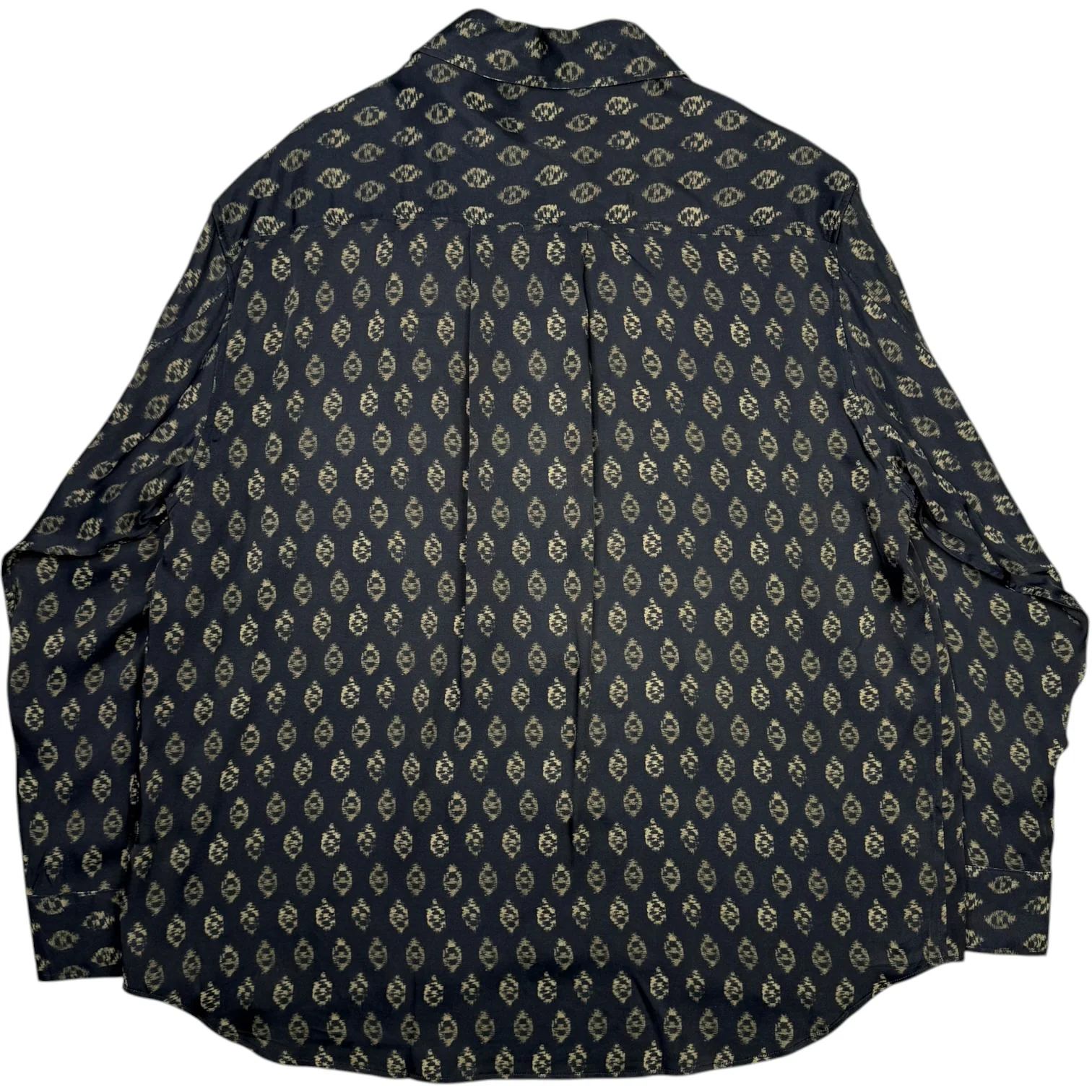 Rhodes Long Sleeve Open Collar Navy - Image 3