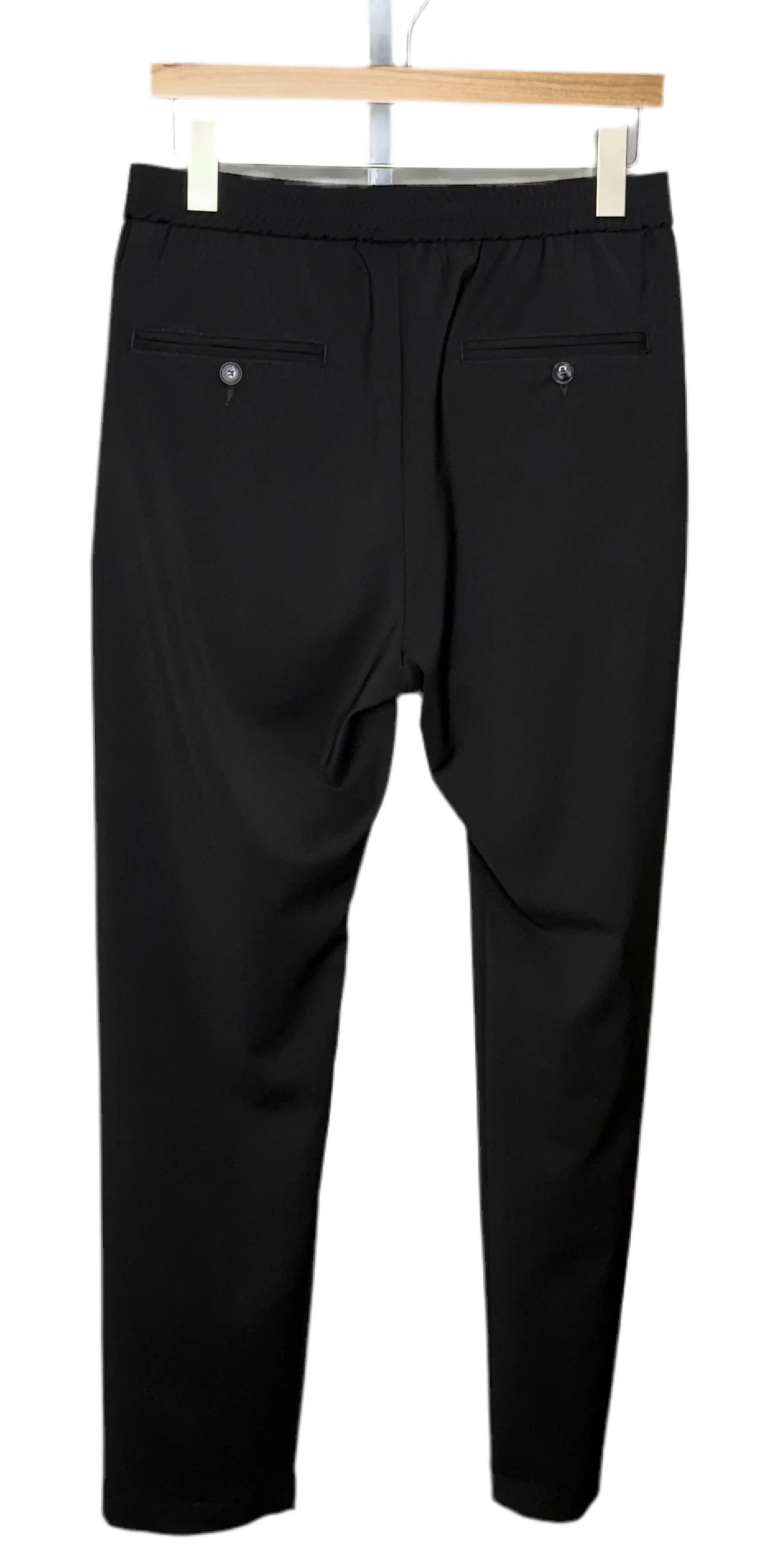 Riobarbo Trousers Tropical Wool Black - Image 2