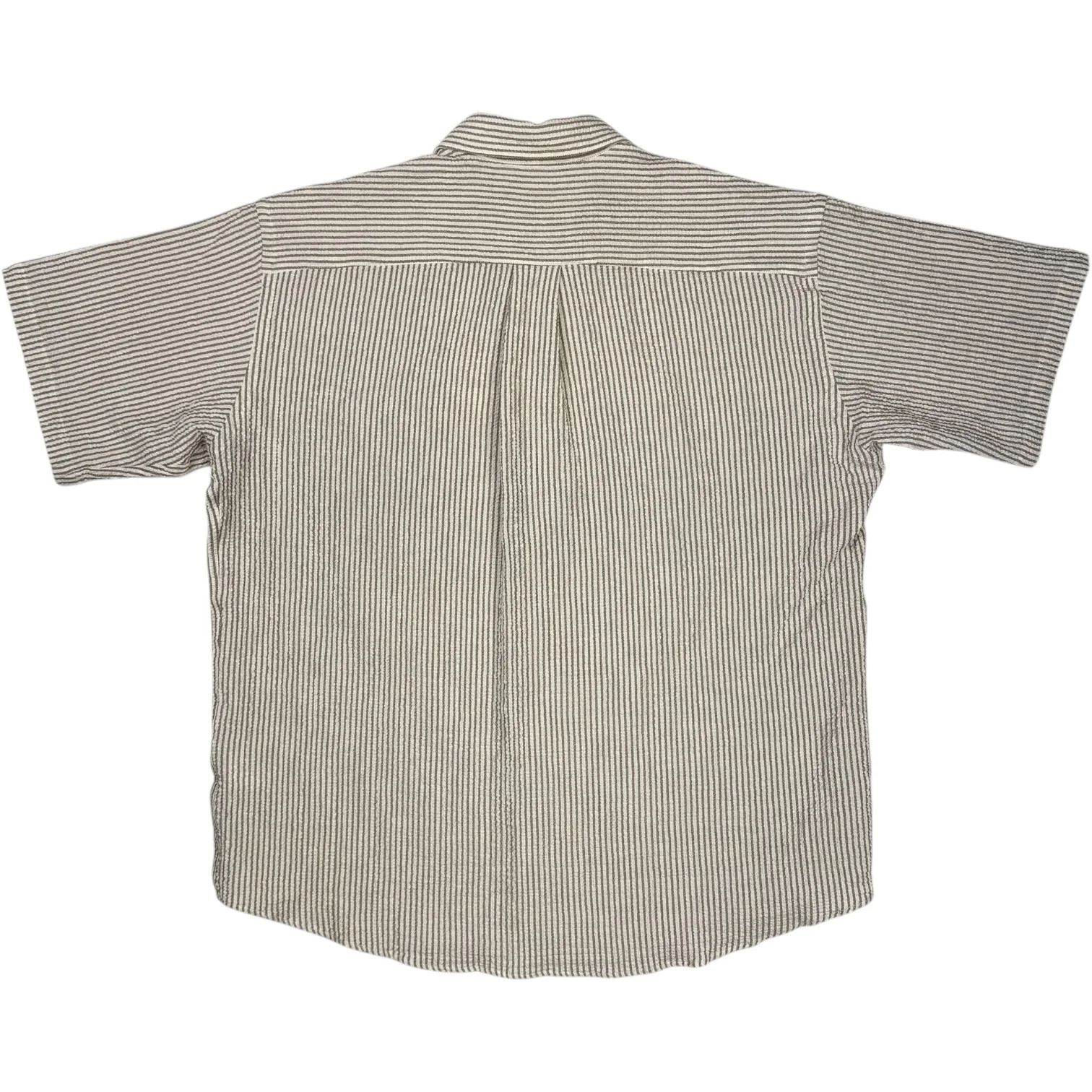 Roque Grandpa Baggy Shirt Aztec Brown Stripes - Image 2