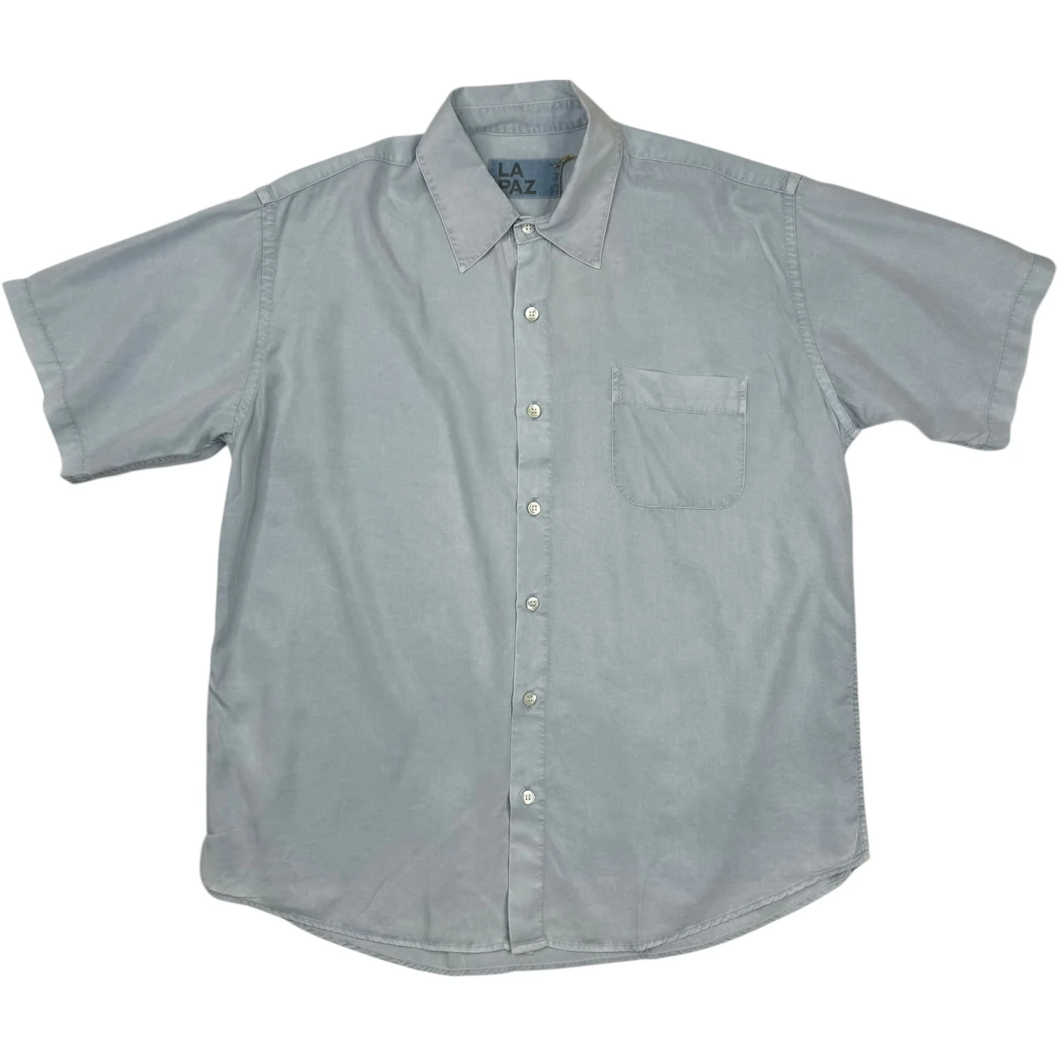 Roque Grandpa Baggy Shirt Wind Blue