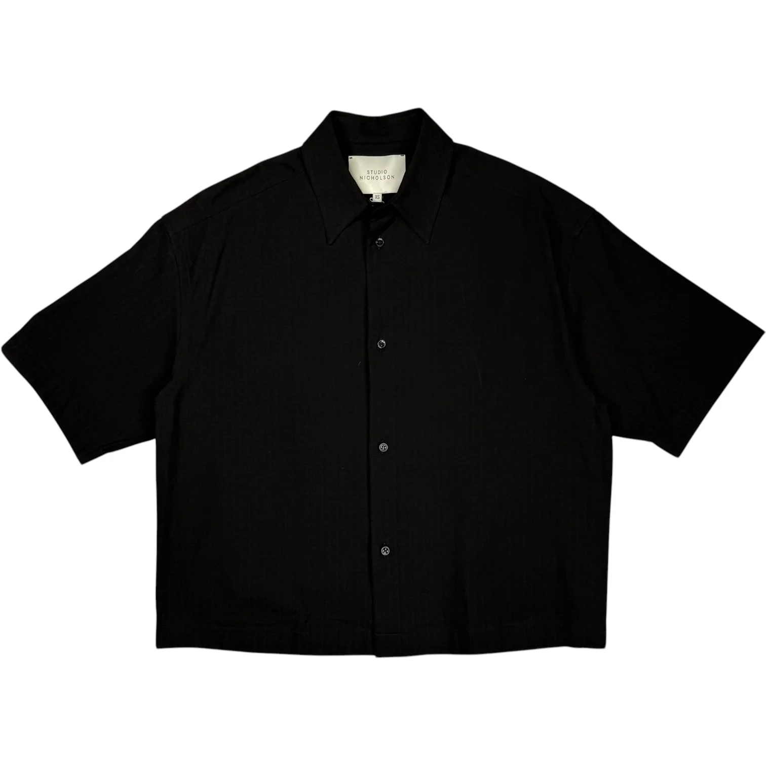 Sanko Short Sleeve Shirt Black - Image 2